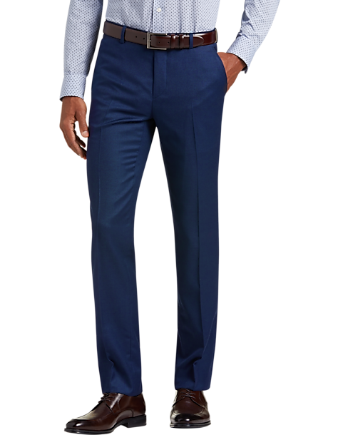JOE Joseph Abboud Slim Men's Fit Pant (Size: 36 in Bright Blue/Charcoal)