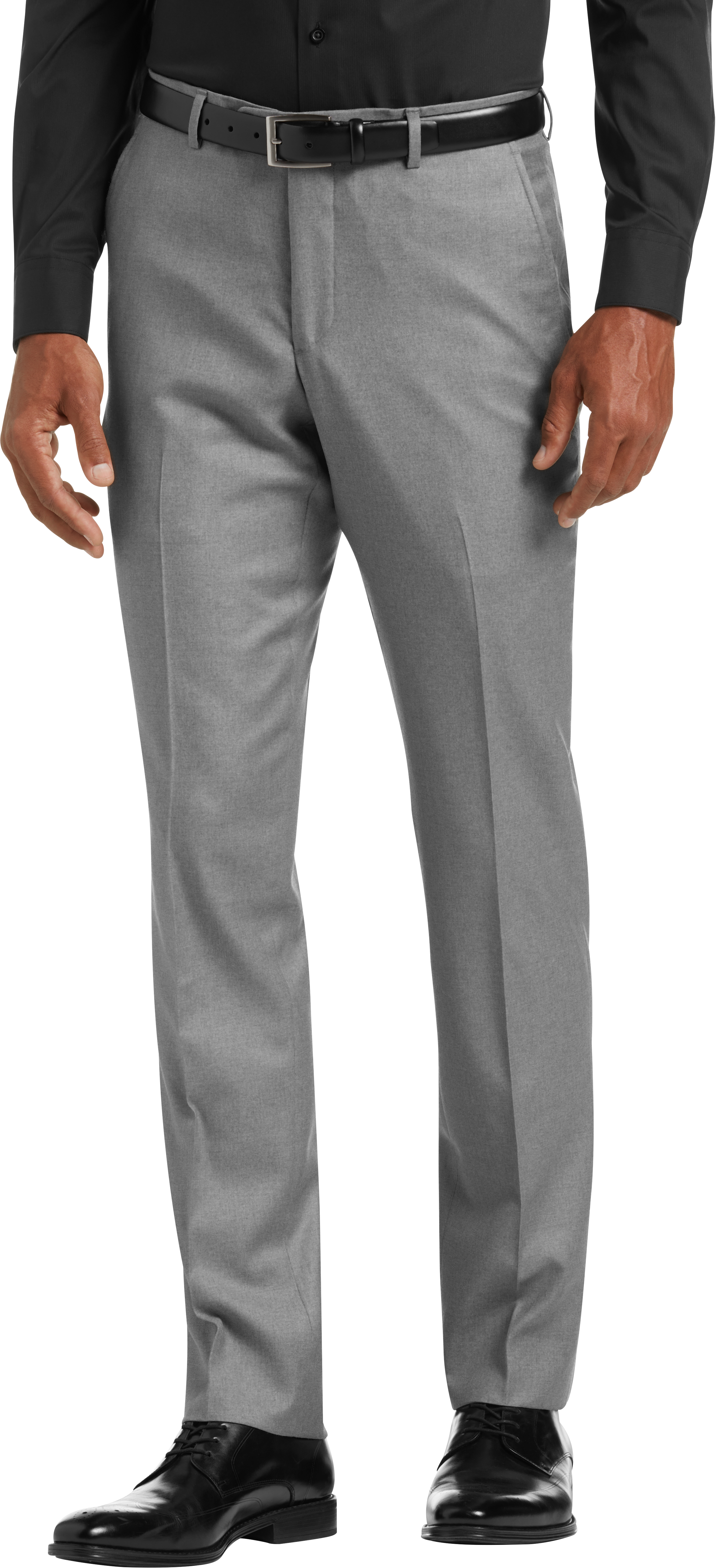 JOE Joseph Abboud Light Gray Extreme Slim Fit Suit Separate Pant - Men ...