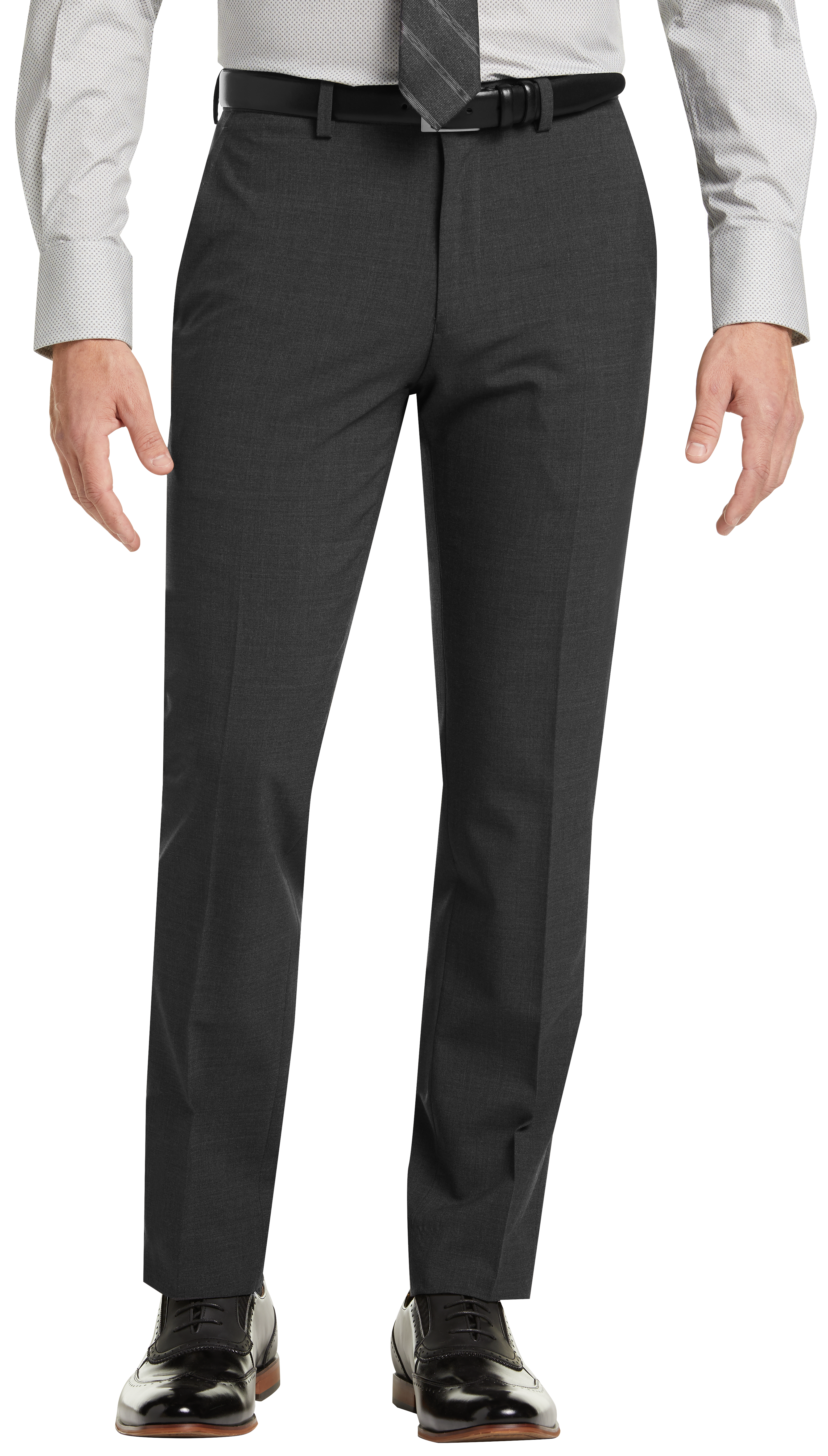 stretch slim fit dress pants