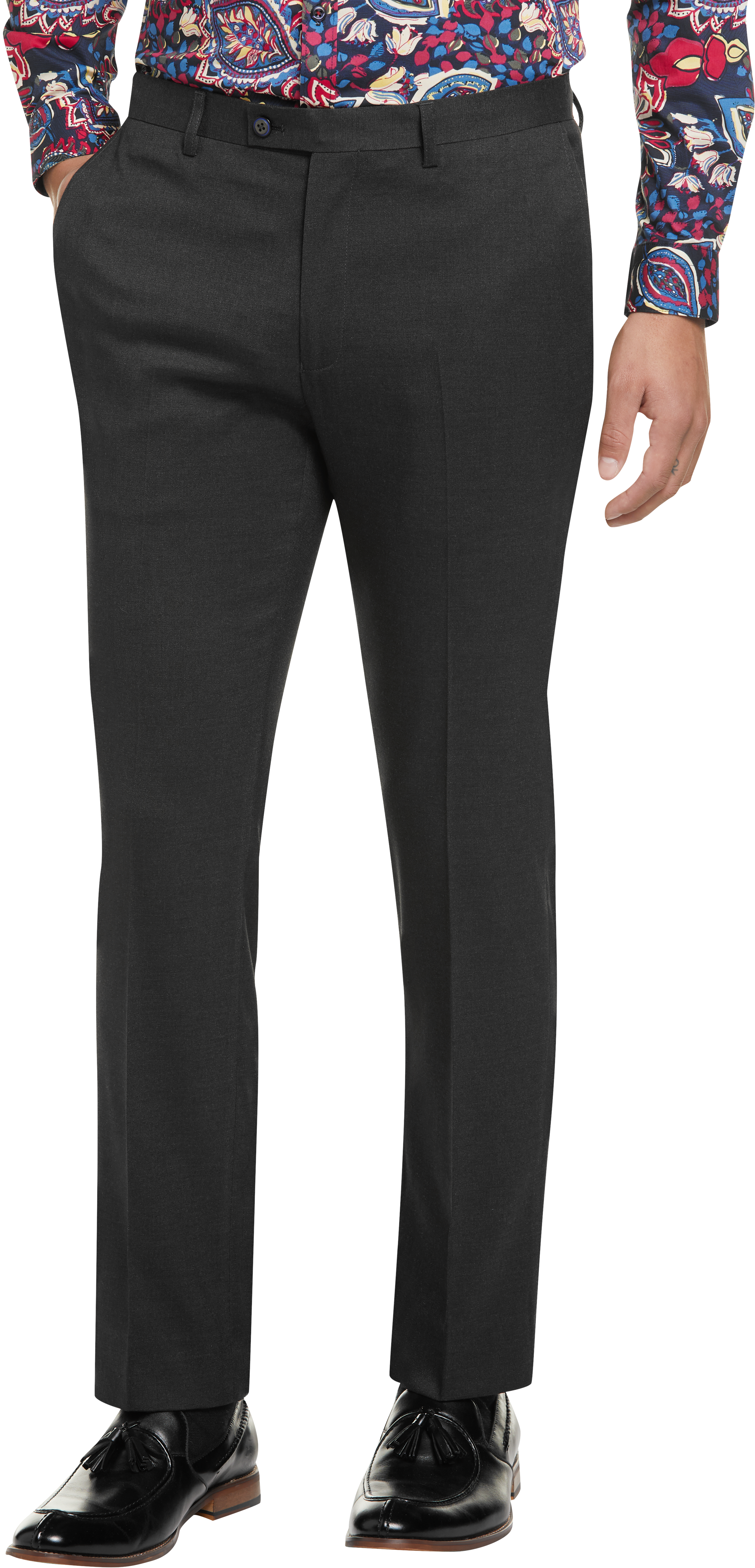 boys charcoal dress pants