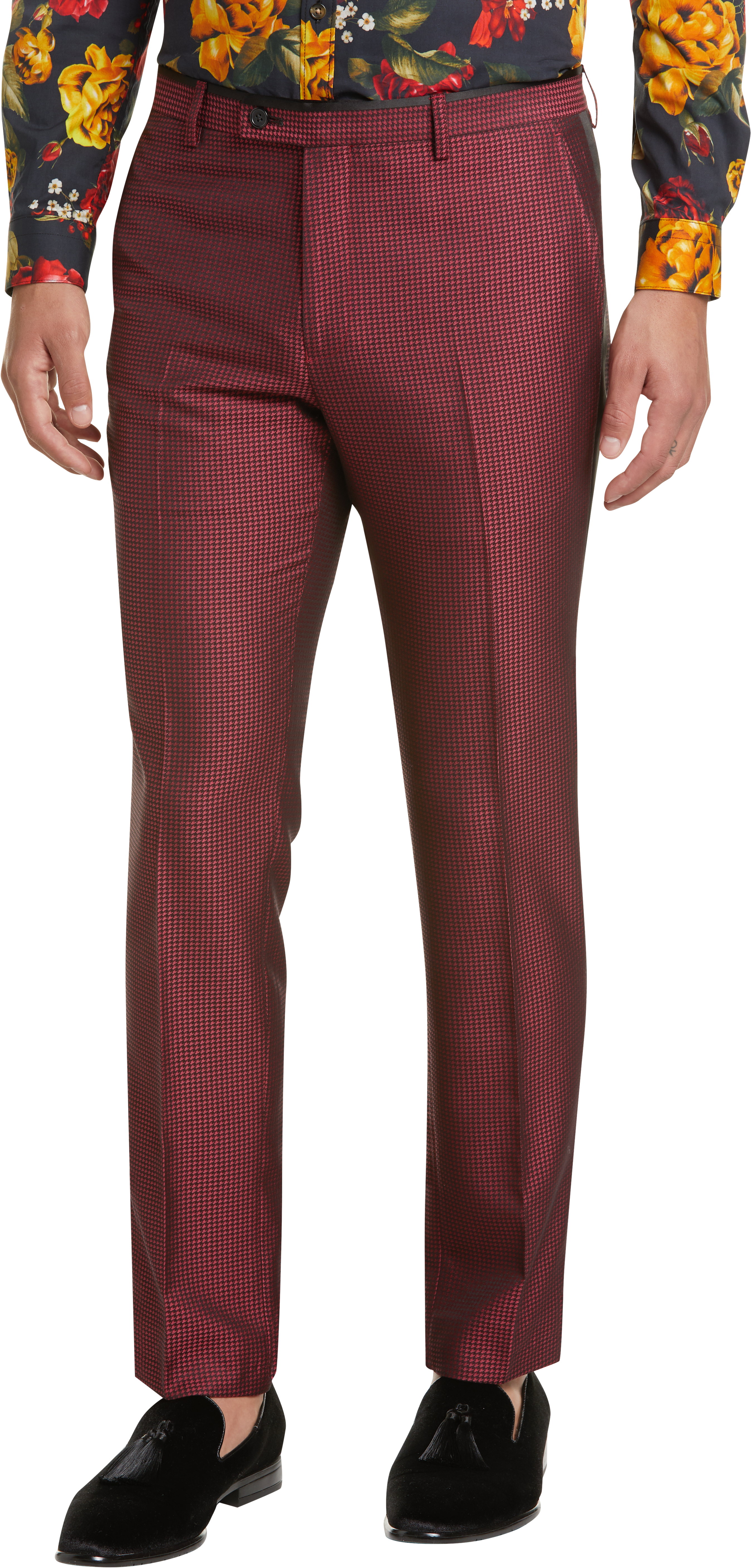 red houndstooth pants