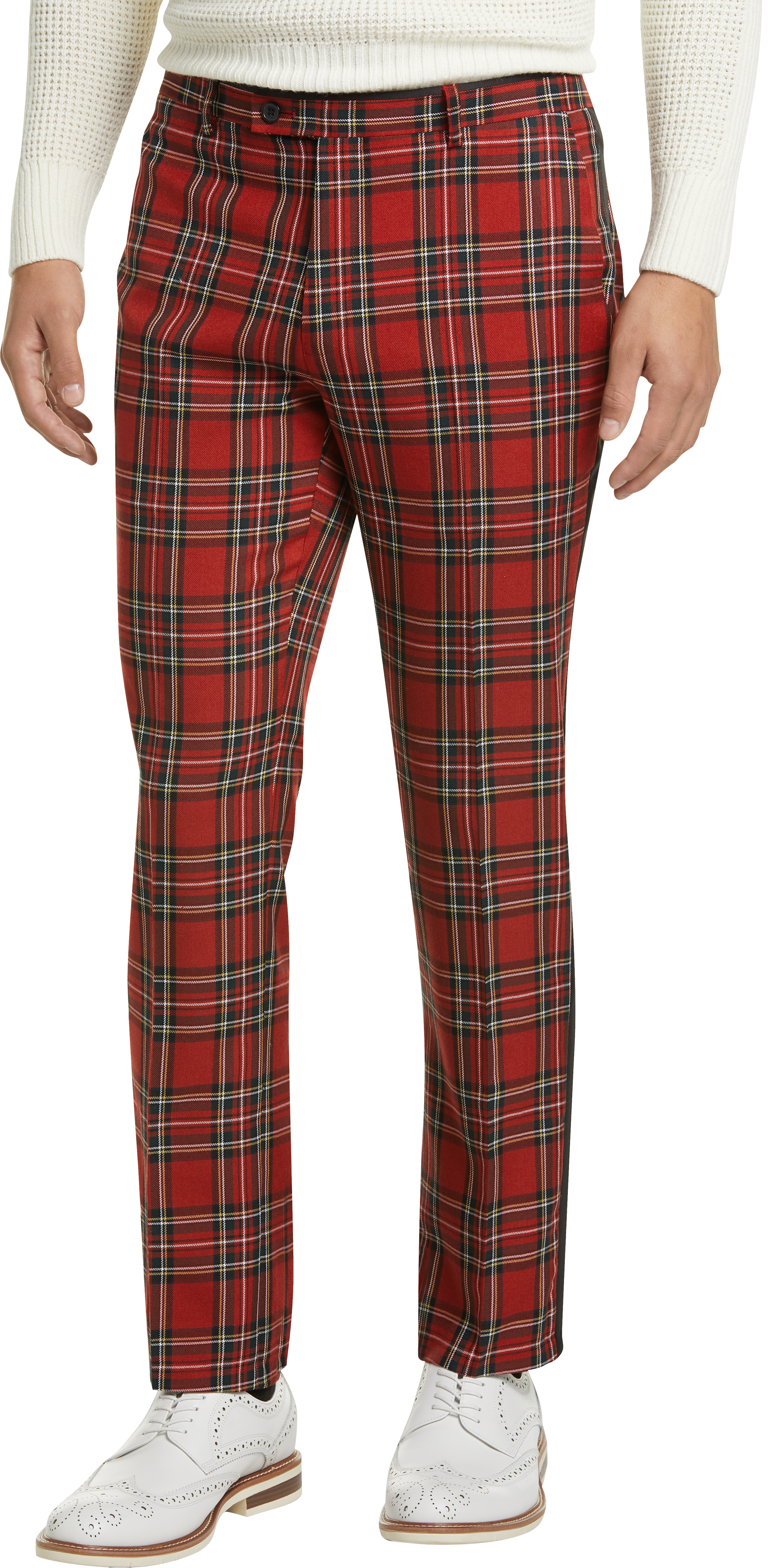 red tartan pants mens