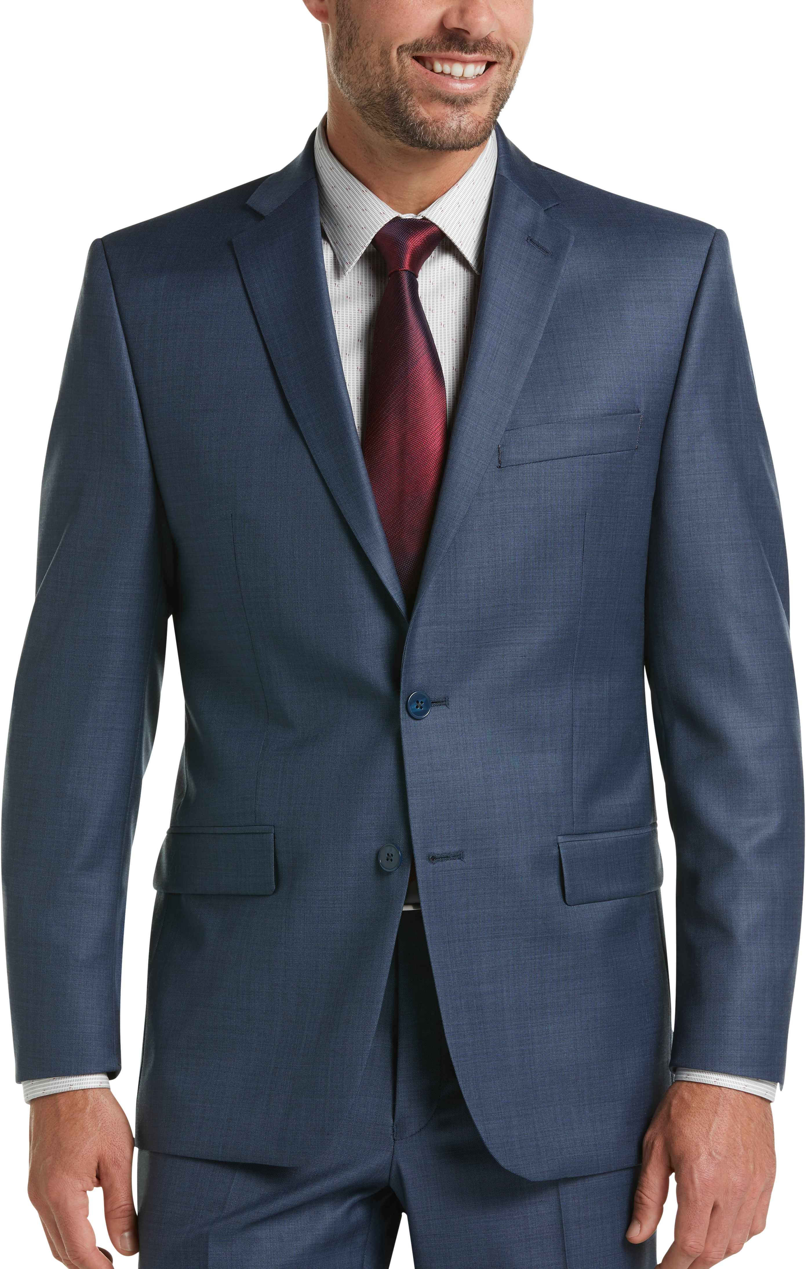 calvin klein blue suit