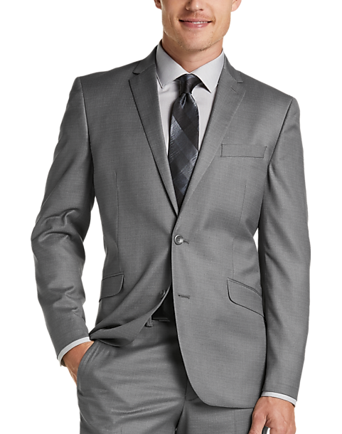 Kenneth Cole Reaction TECHNI-COLE Gray Slim Fit Suit - Men's Sale | Men's  Wearhouse