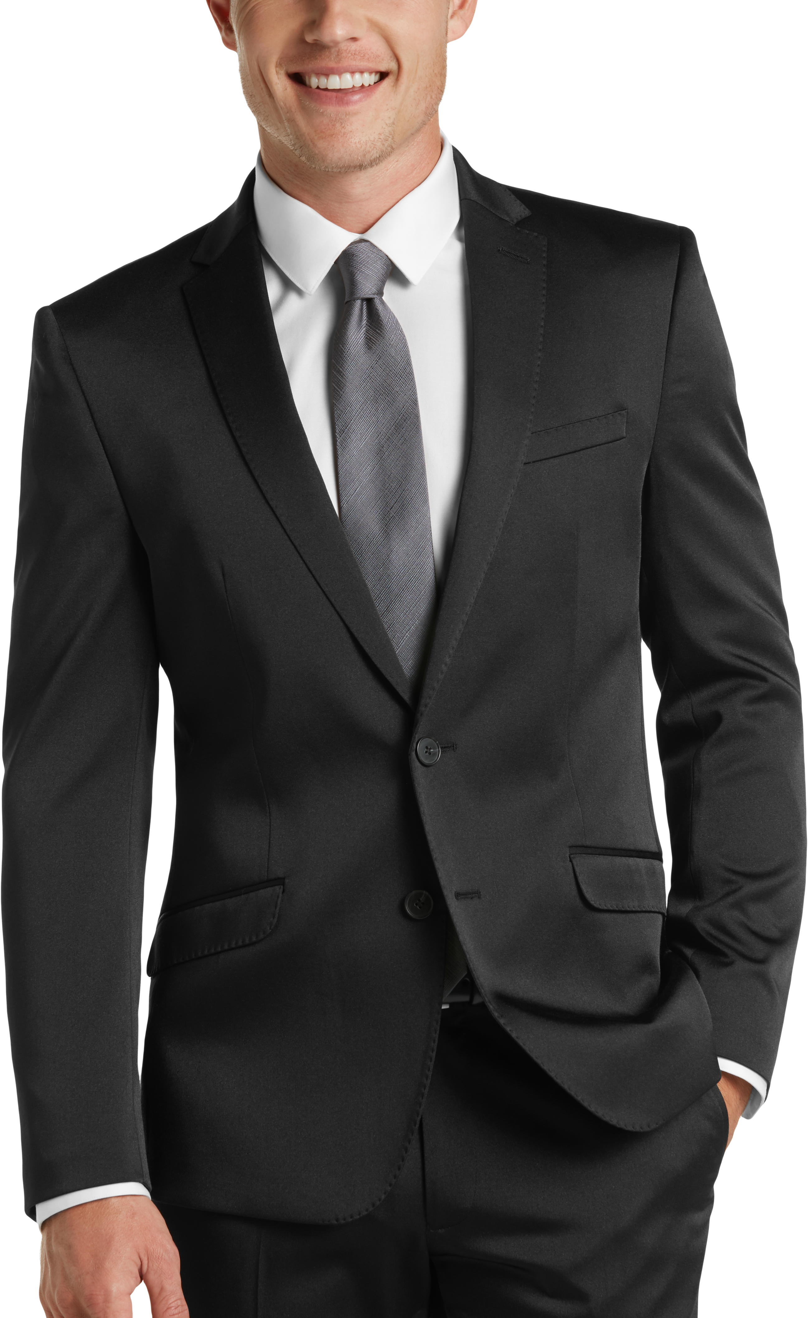 mens all black suit