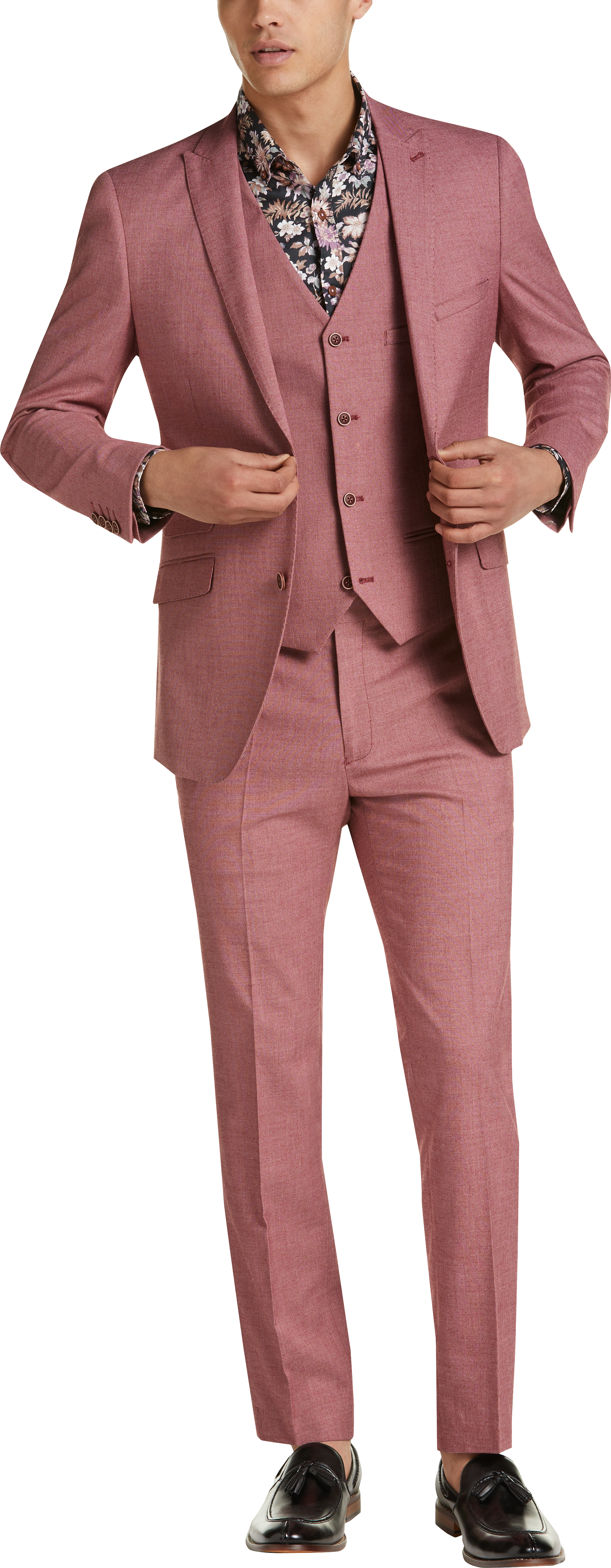 Paisley & Gray Slim Fit Suit Separates Jacket, Raspberry - Men's Sale ...