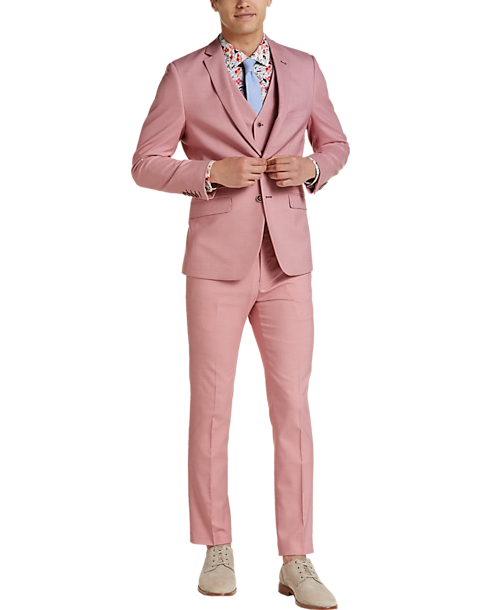 Paisley &amp; Gray Skinny Fit Suit Separates Jacket, Pink - Men&#39;s Sale | Men&#39;s  Wearhouse
