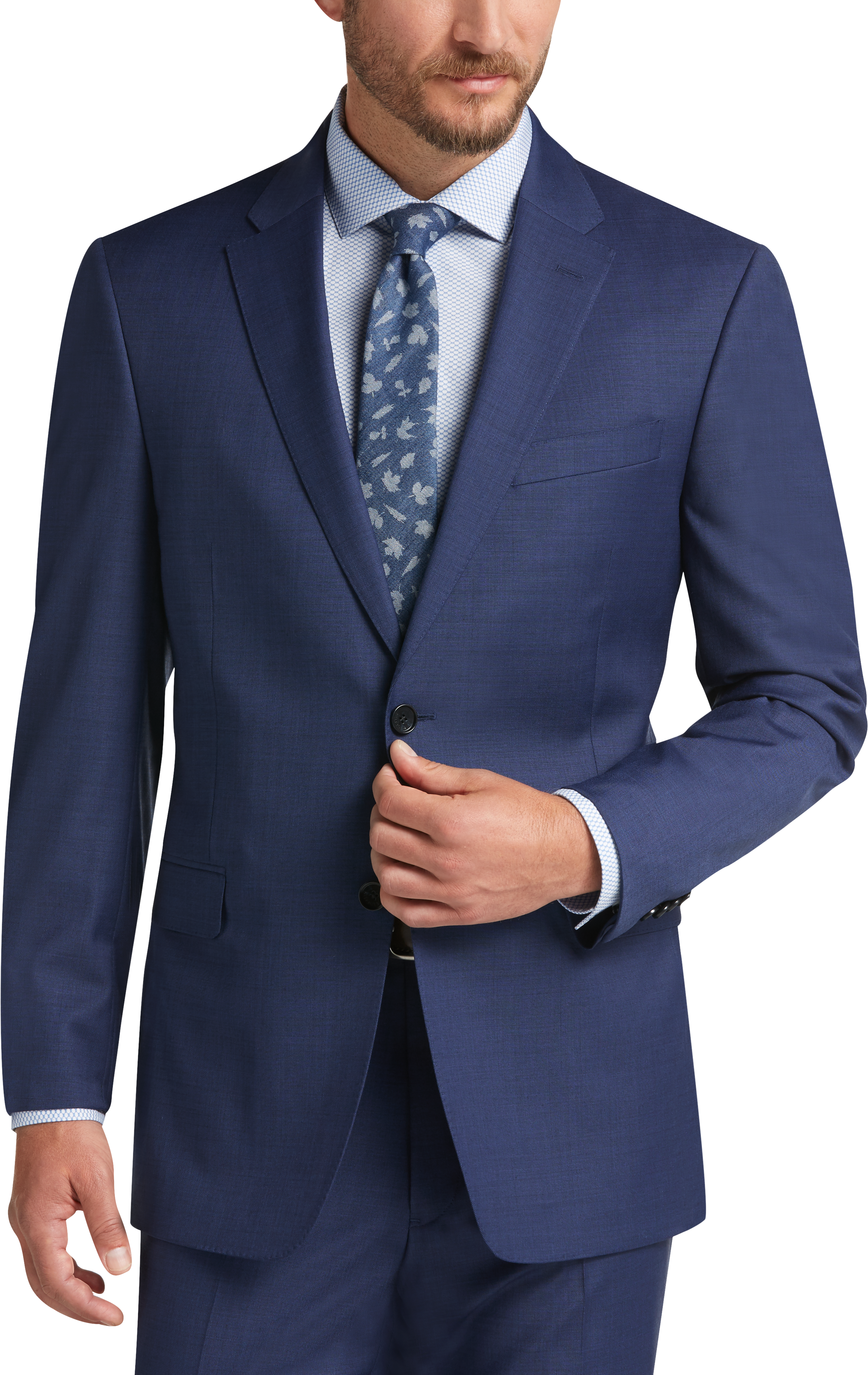 så meget parti Plateau Tommy Hilfiger Modern Fit Suit Separates Coat, Blue - Men's Suits | Men's  Wearhouse