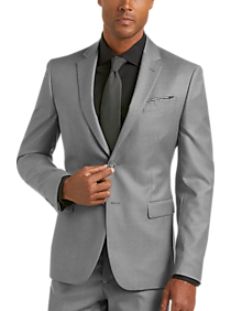 JOE Joseph Abboud Light Gray Skinny Fit Suit