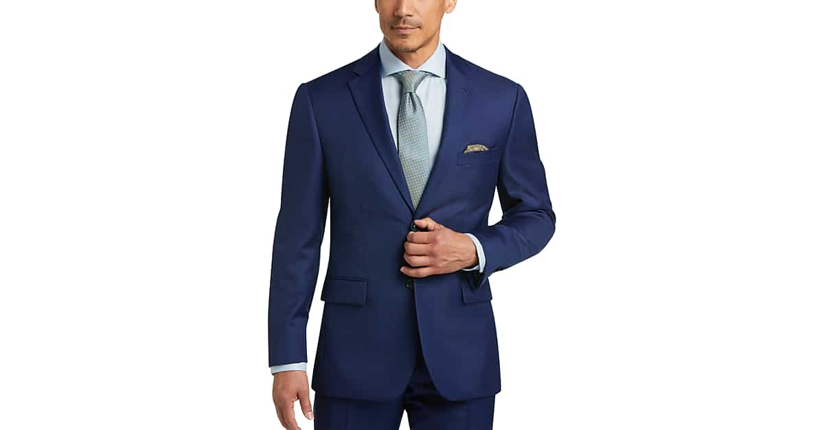 JOE Joseph Abboud Bright Blue Modern Fit Suit - Men's Suits | Men's ...