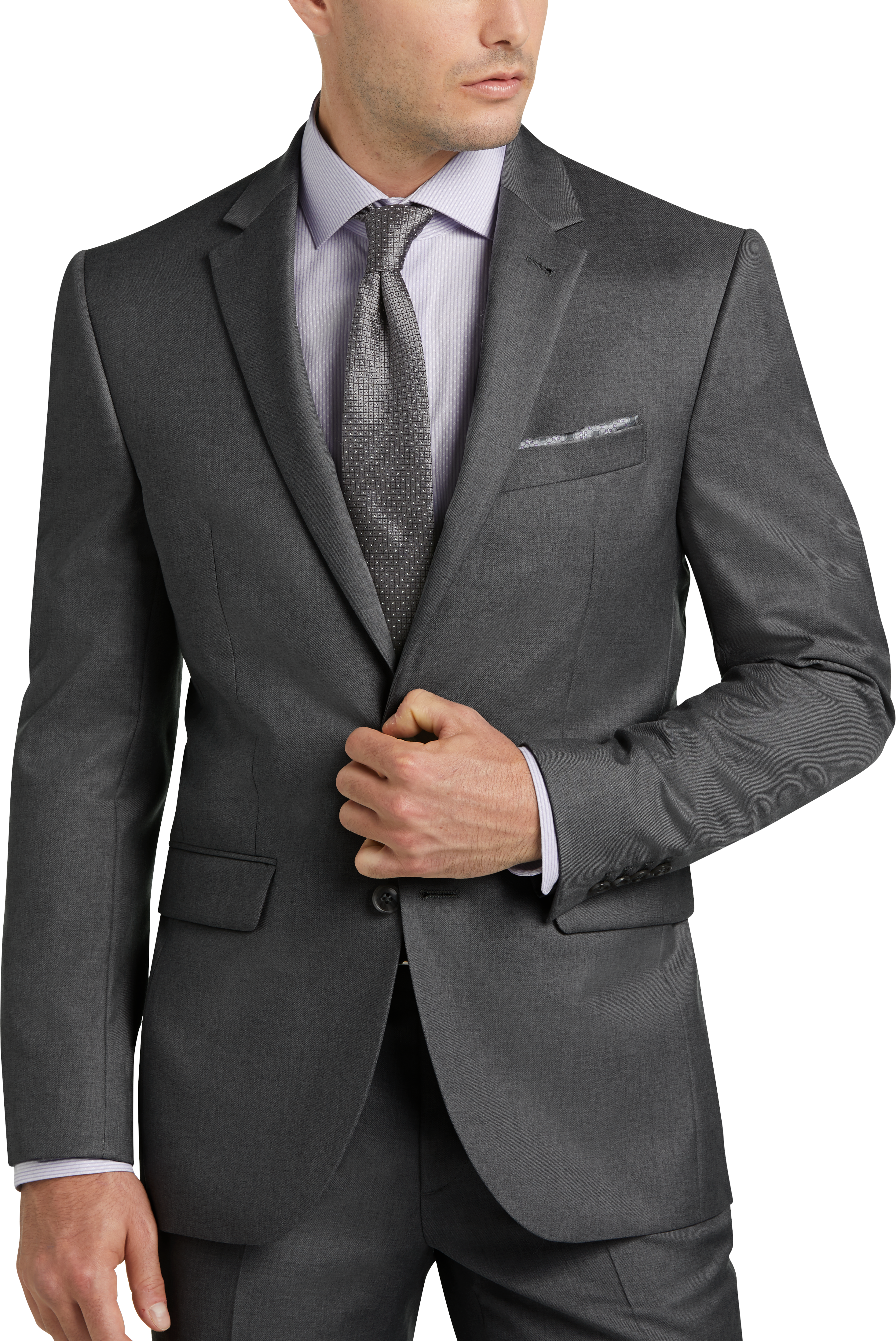 Charcoal Performance Suit By Calvin Klein Suit Rental