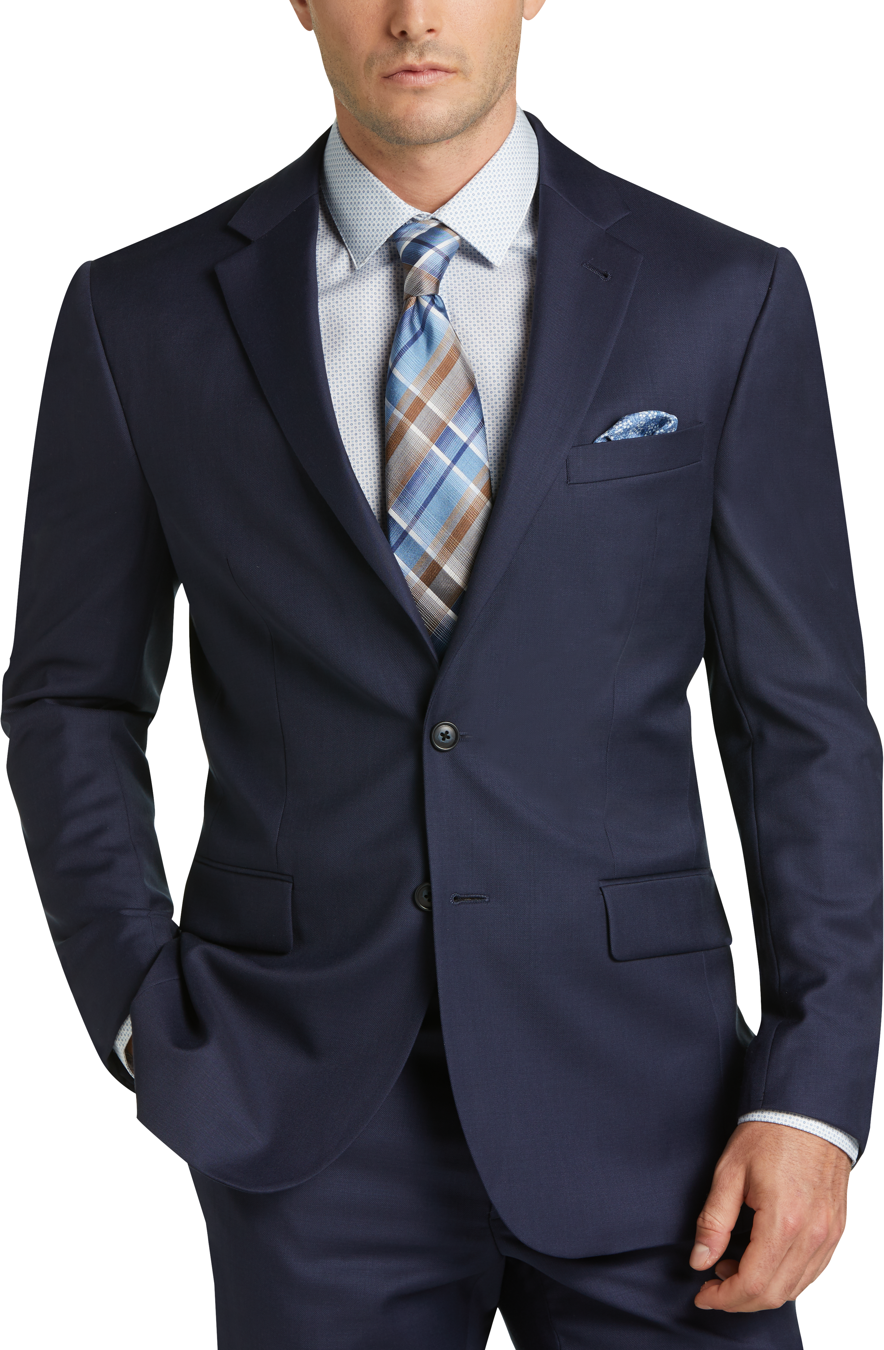 JOE Joseph Abboud Postman Blue Slim Fit Suit - Men's Suits | Men's ...