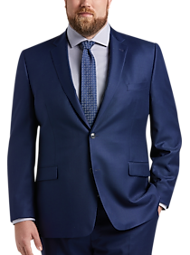 JOE Joseph Abboud Postman Blue Executive Fit Vested Suit
