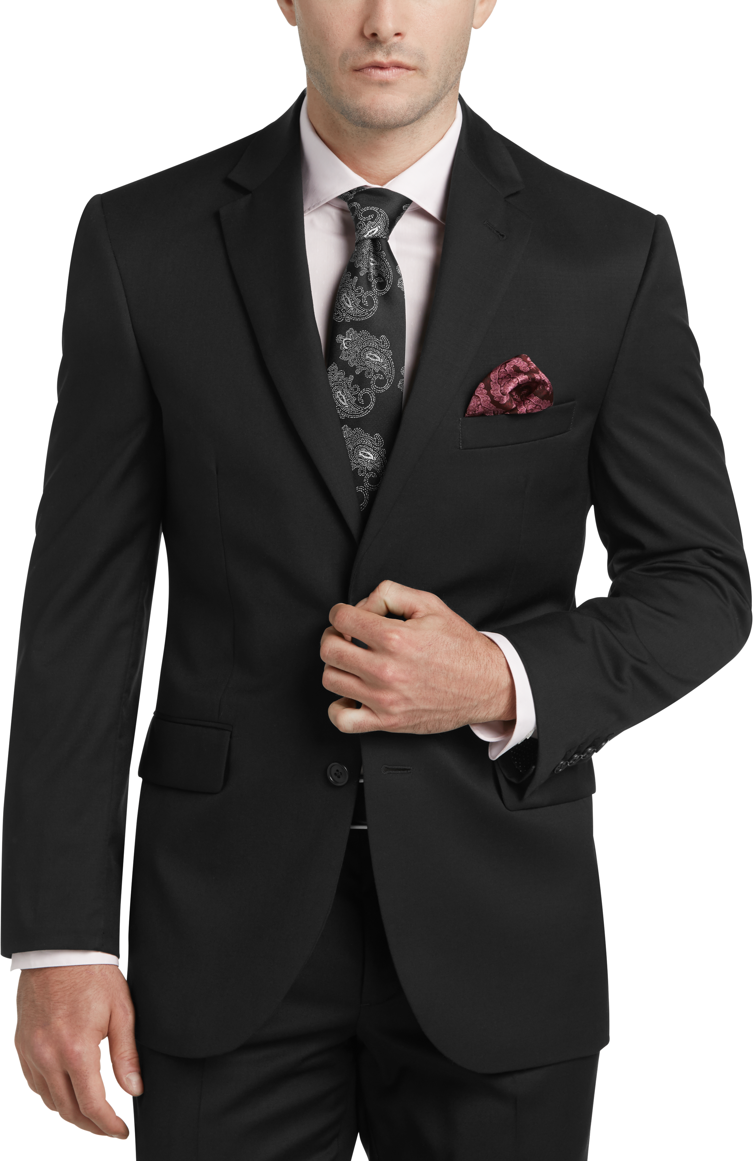 JOE Joseph Abboud Black Slim Fit Suit - Men's Suits | Men's Wearhouse