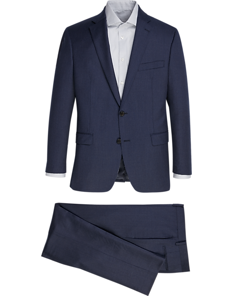 Lauren by Ralph Lauren Postman Blue Classic Fit Suit - Men's Sale | Men ...