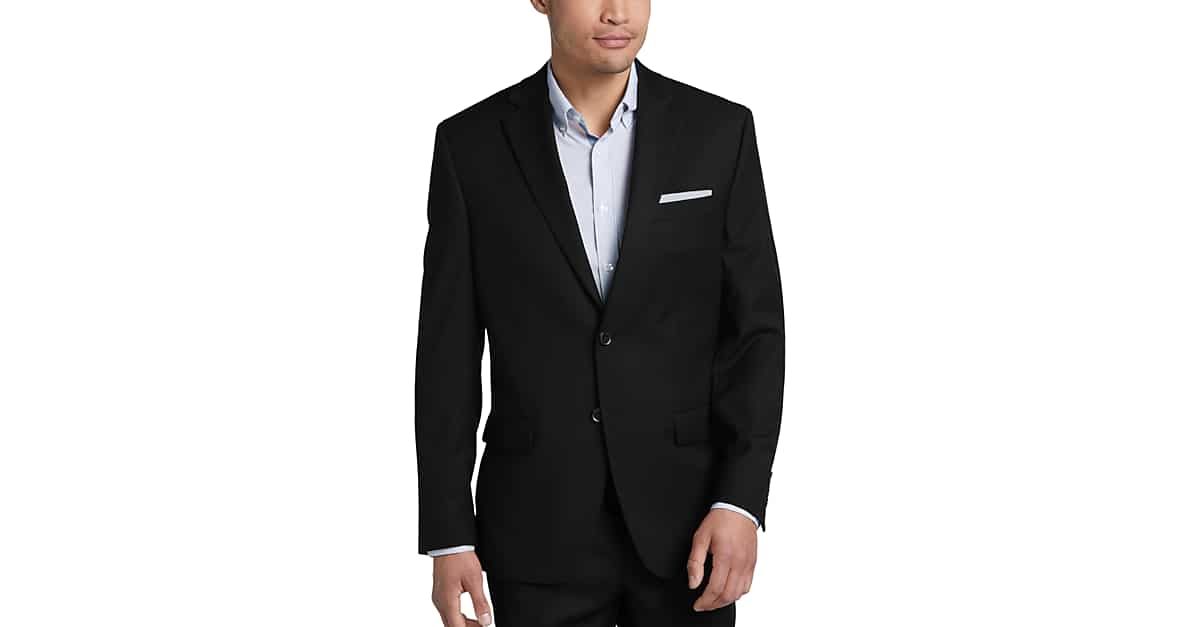 Black XXL discount 93% HACKETT Suit jacket MEN FASHION Suits & Sets Print 