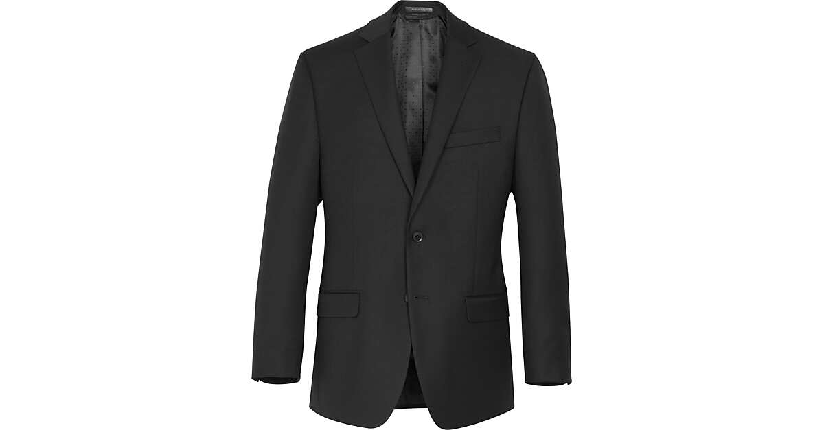 Collection By Michael Strahan Black Classic Fit Suit Separates Coat ...