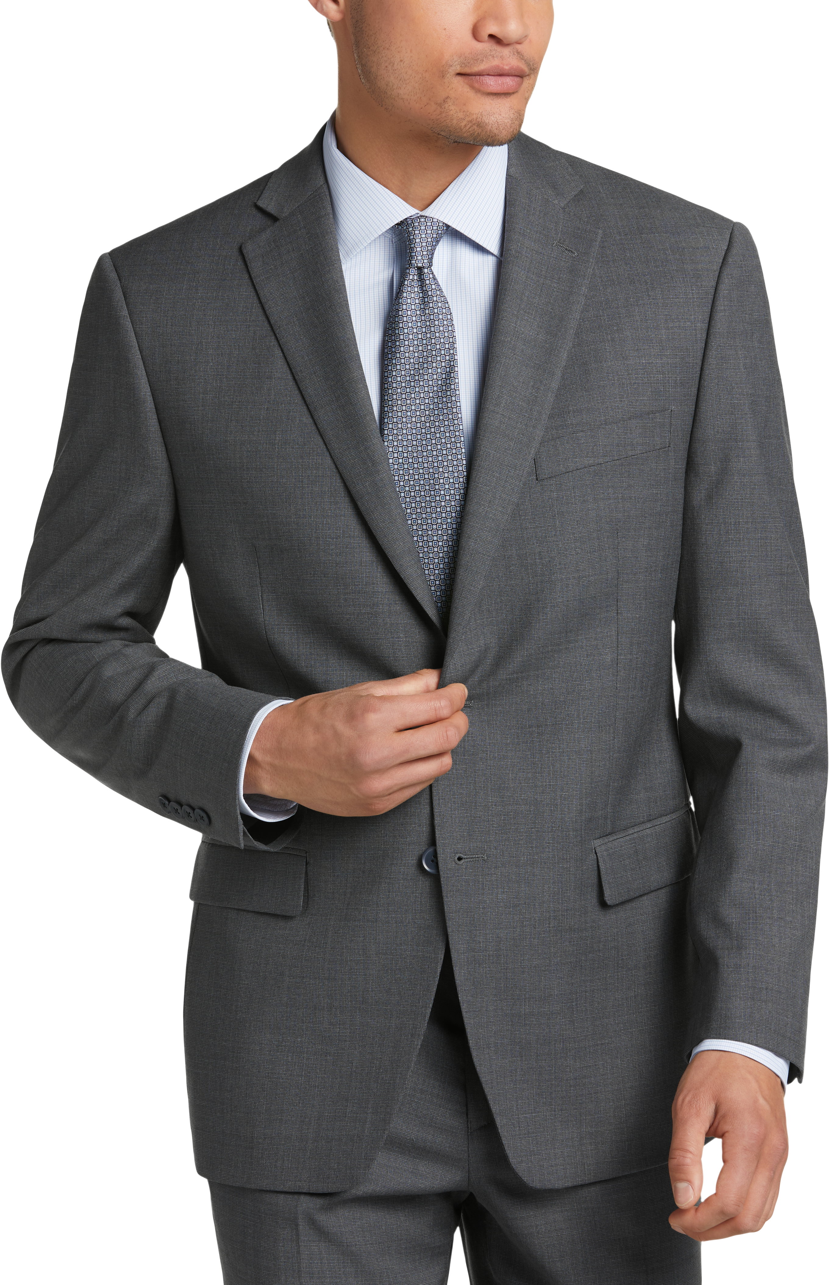 Michael Strahan Classic Fit Suit Separates Coat, Gray