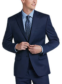 Michael Strahan Postman Blue Classic Fit Suit