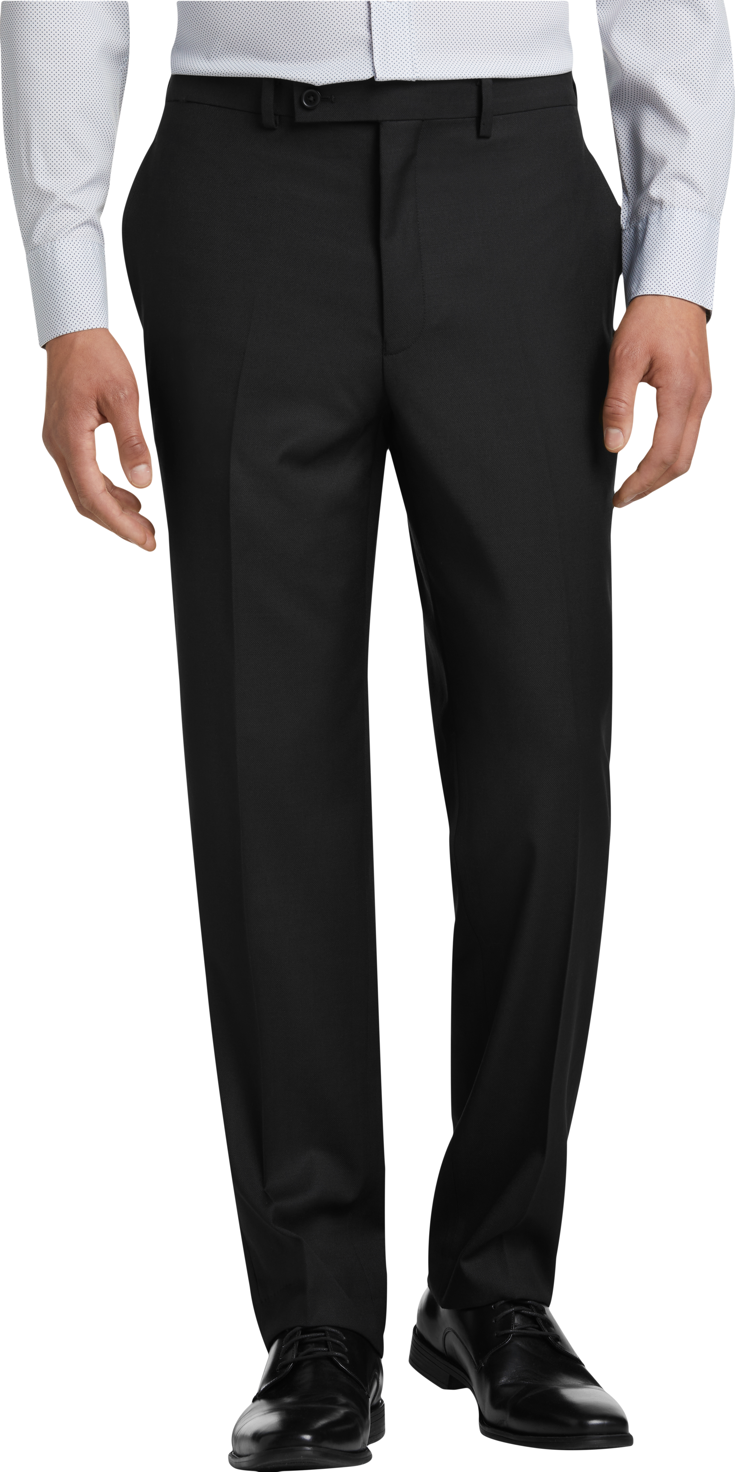 Michael Strahan Classic Fit Suit Separates Pants, Black