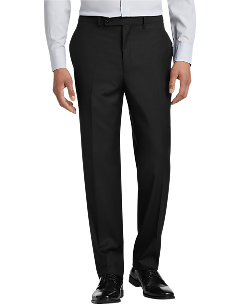 Michael Strahan Classic Fit Suit Separates Pants, Black - Men's Suits ...