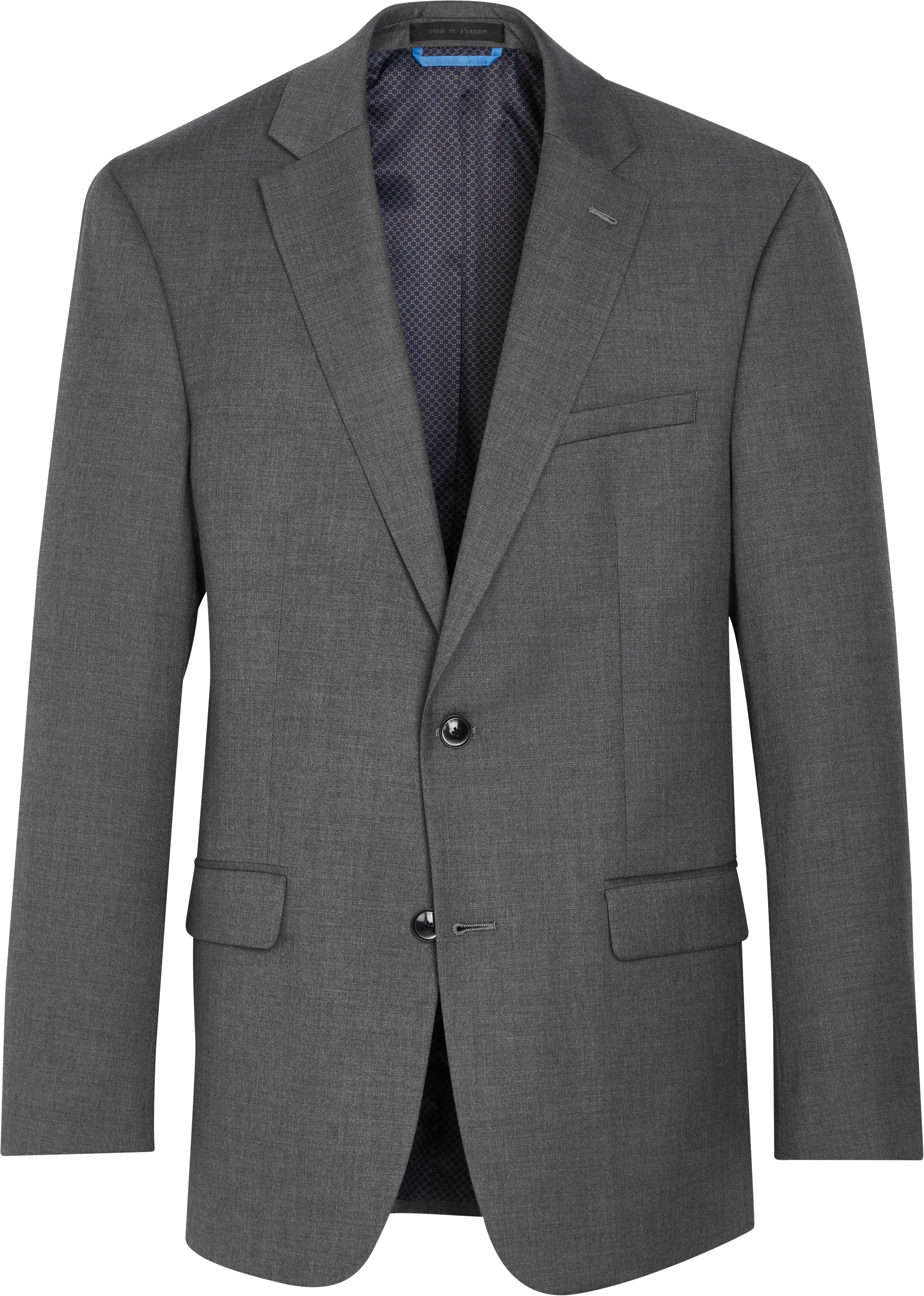 Van Heusen Light Gray Sharkskin Cool Flex Slim Fit Suit Separates Coat ...