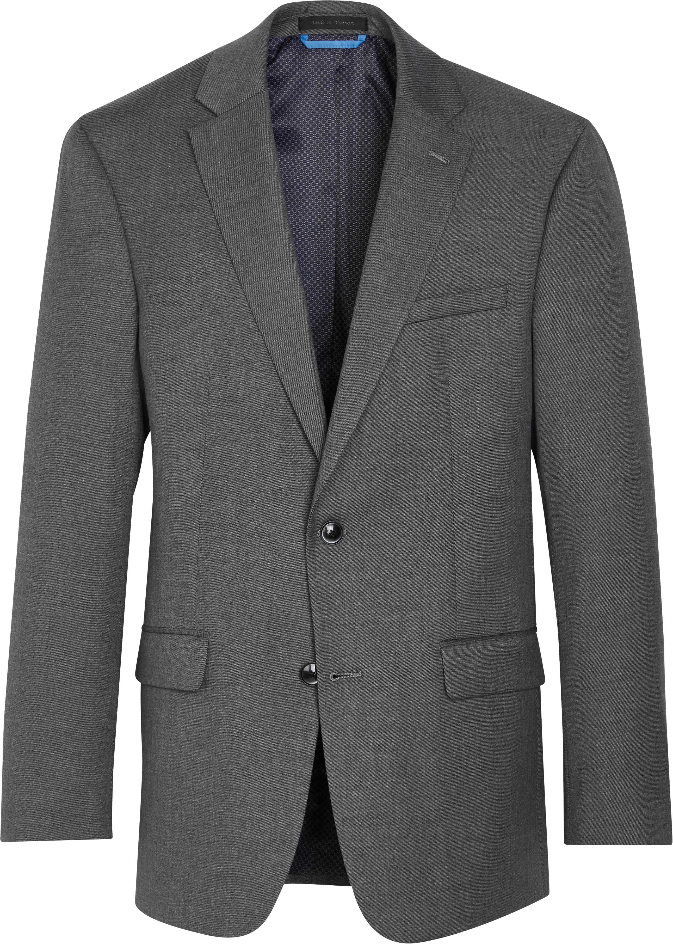 van heusen light grey suit