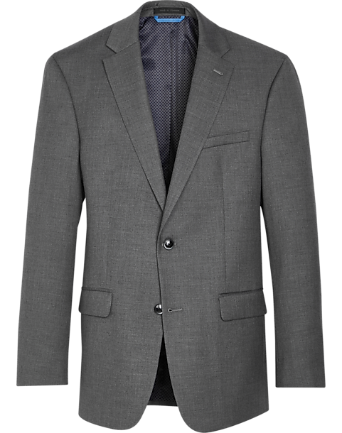 Van Heusen Light Gray Sharkskin Cool Flex Slim Fit Suit Separates Coat ...