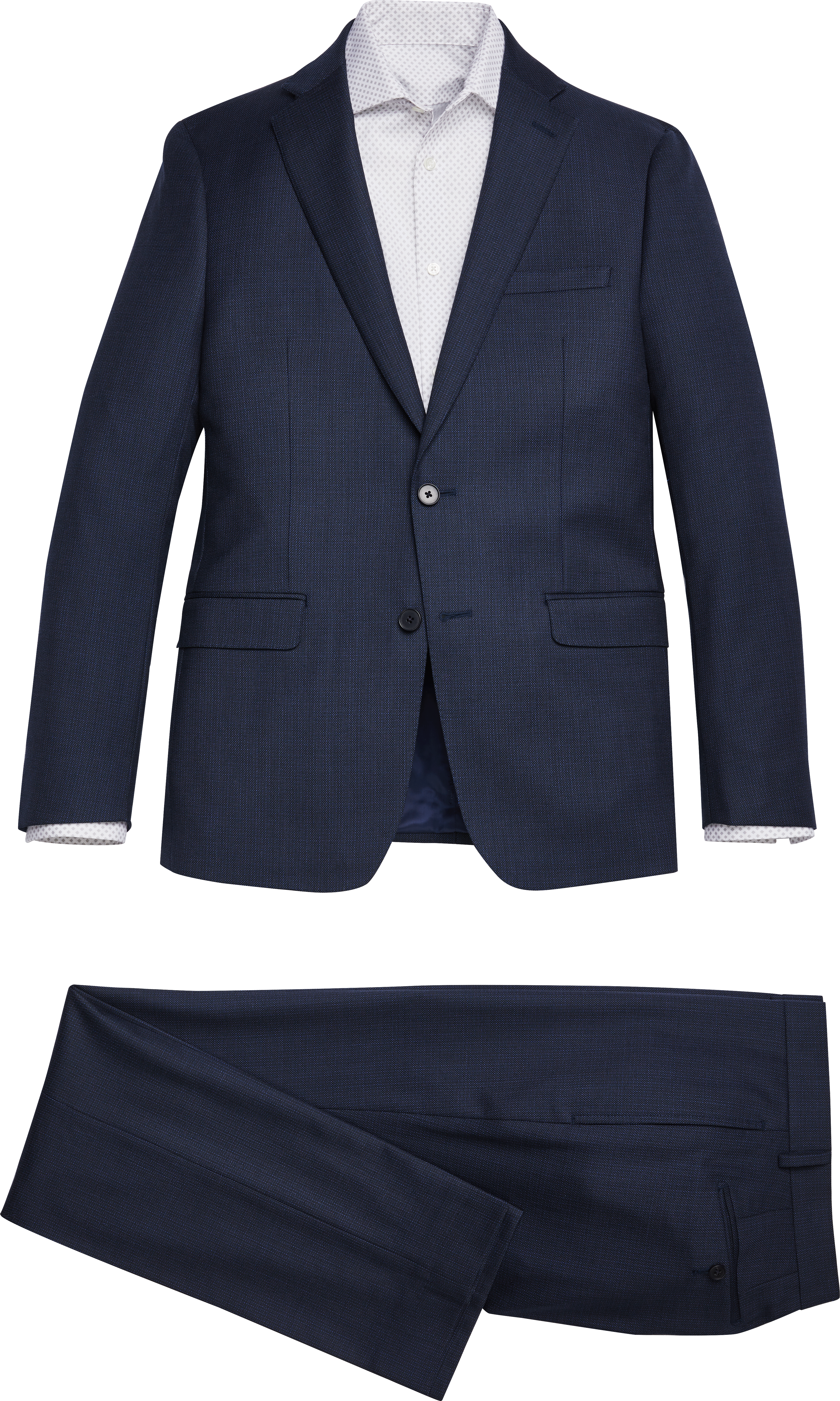 calvin klein x fit suit blue