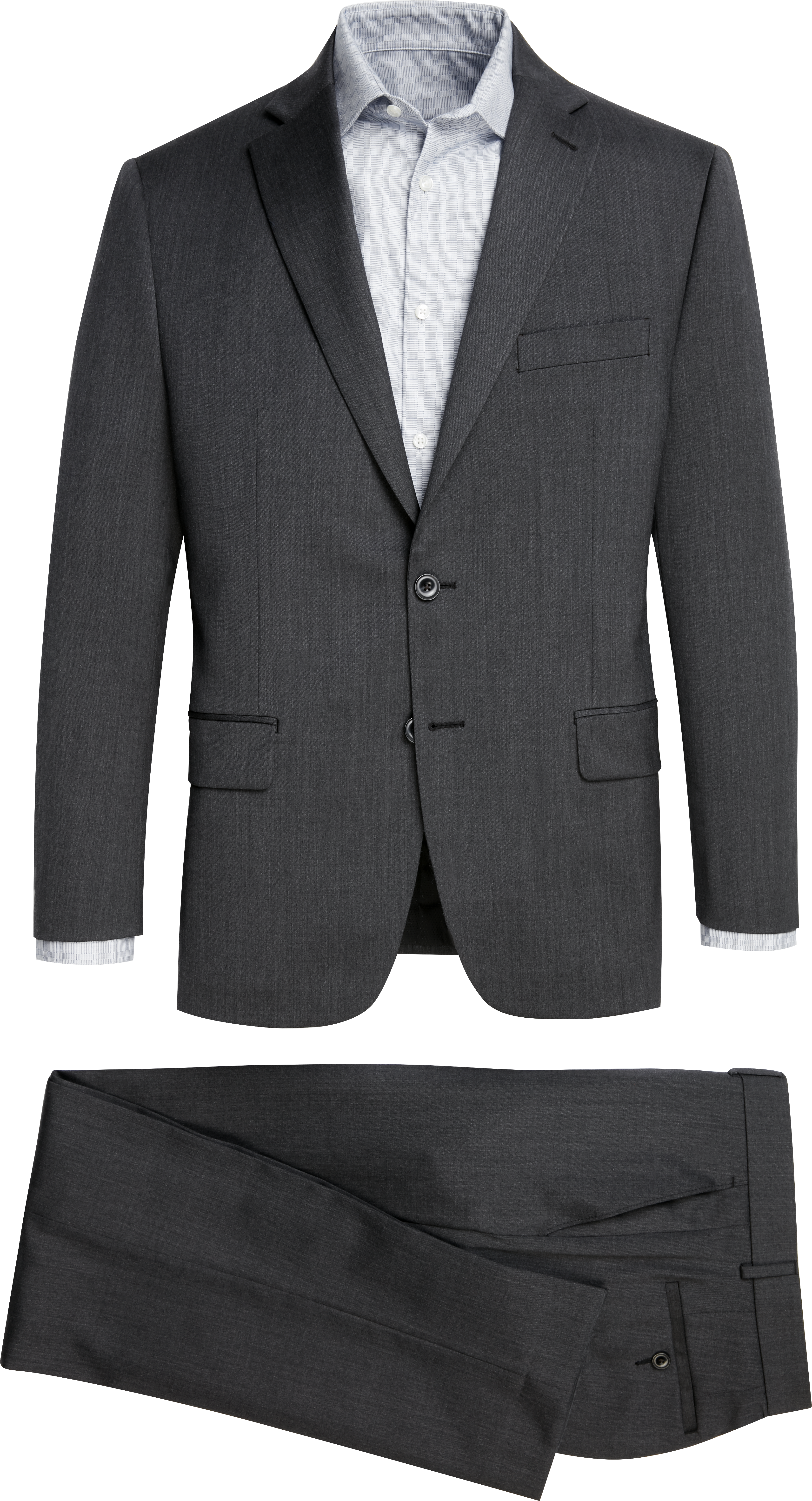 Michael Kors Gray Plaid Modern Fit Suit - Men's Sale | Men's Wearhouse