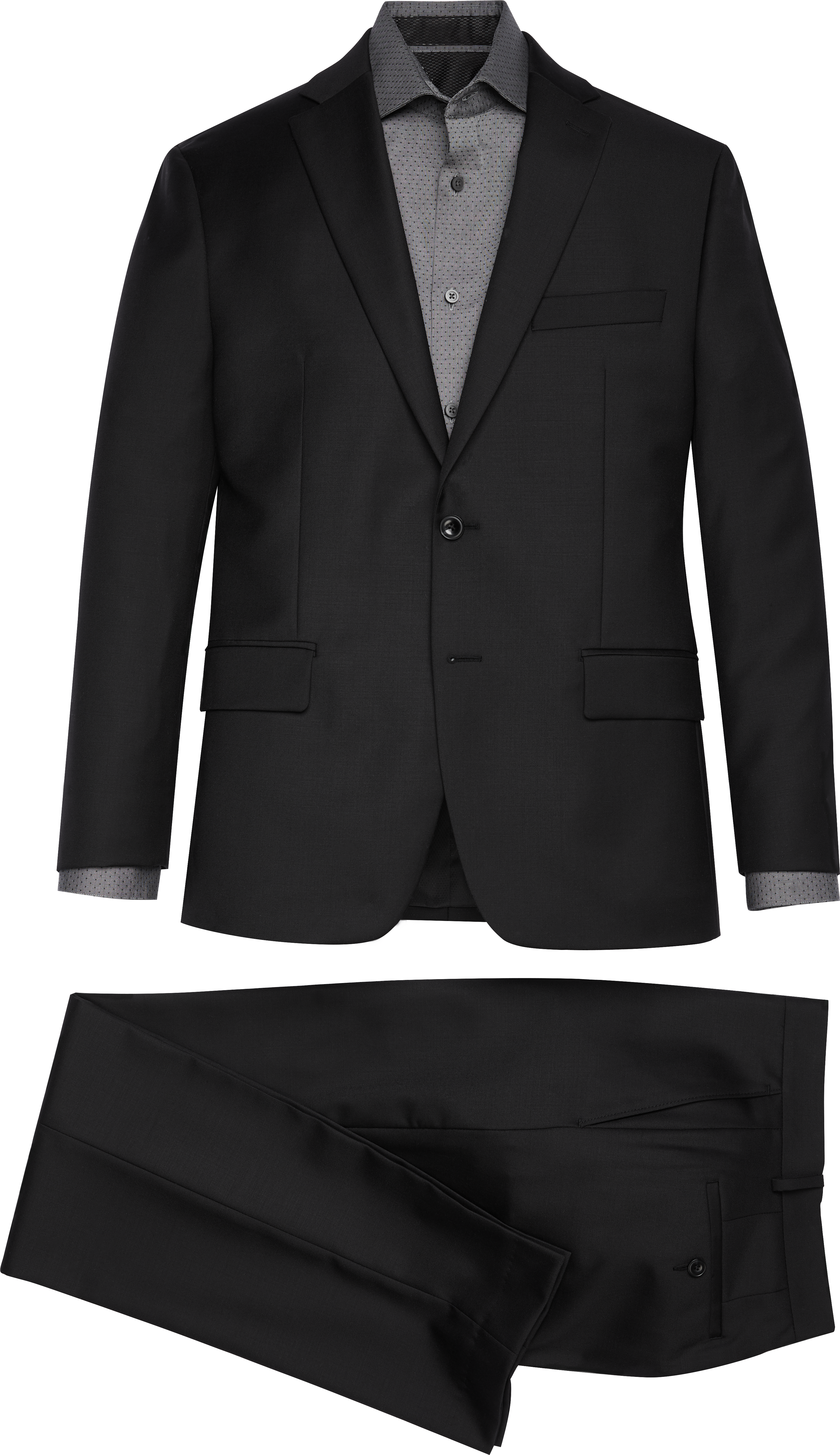 Michael Kors Black Modern Fit Suit 