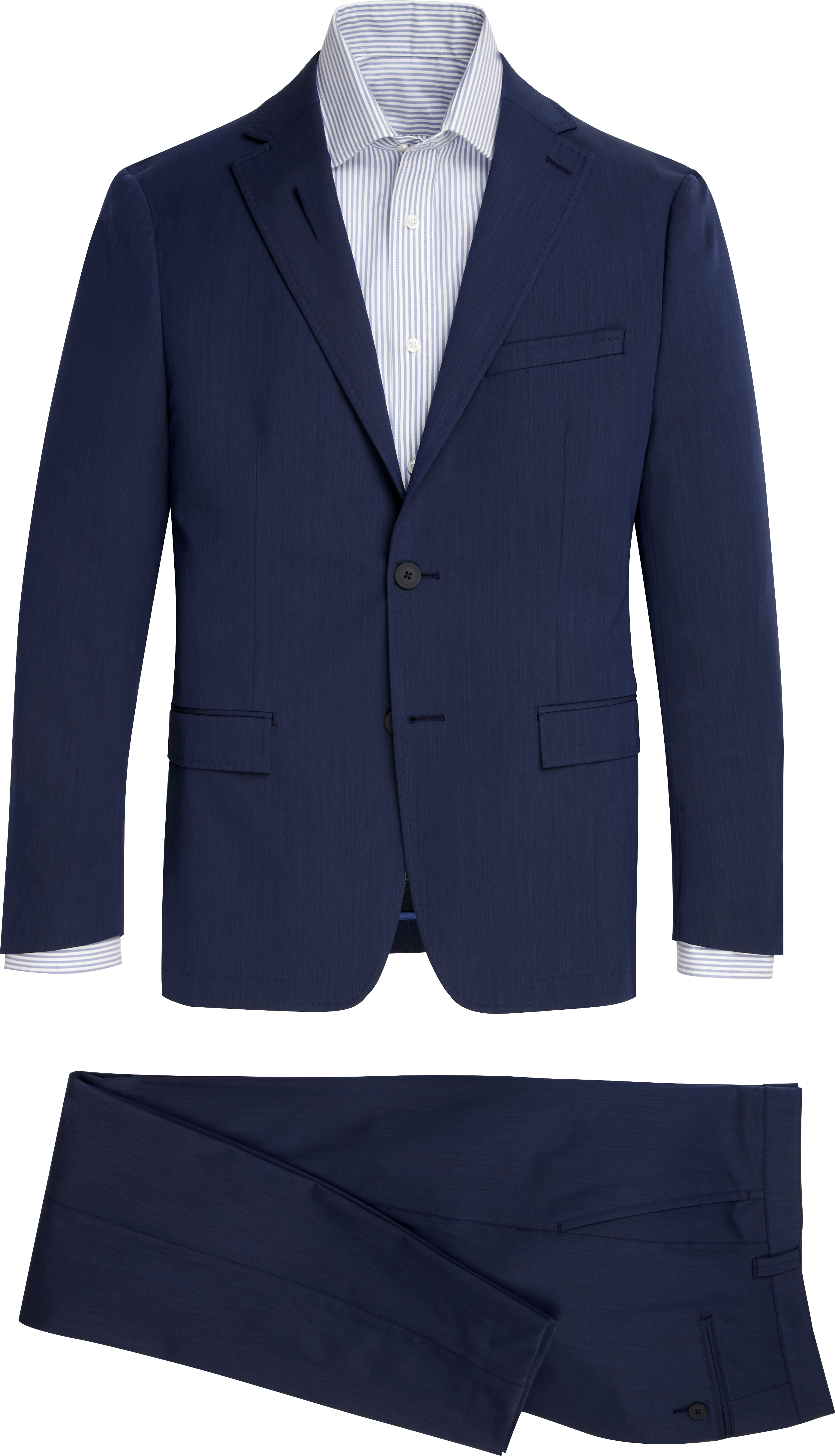 DKNY Postman Blue Slim Fit Suit - Men's Sale | Men's Wearhouse