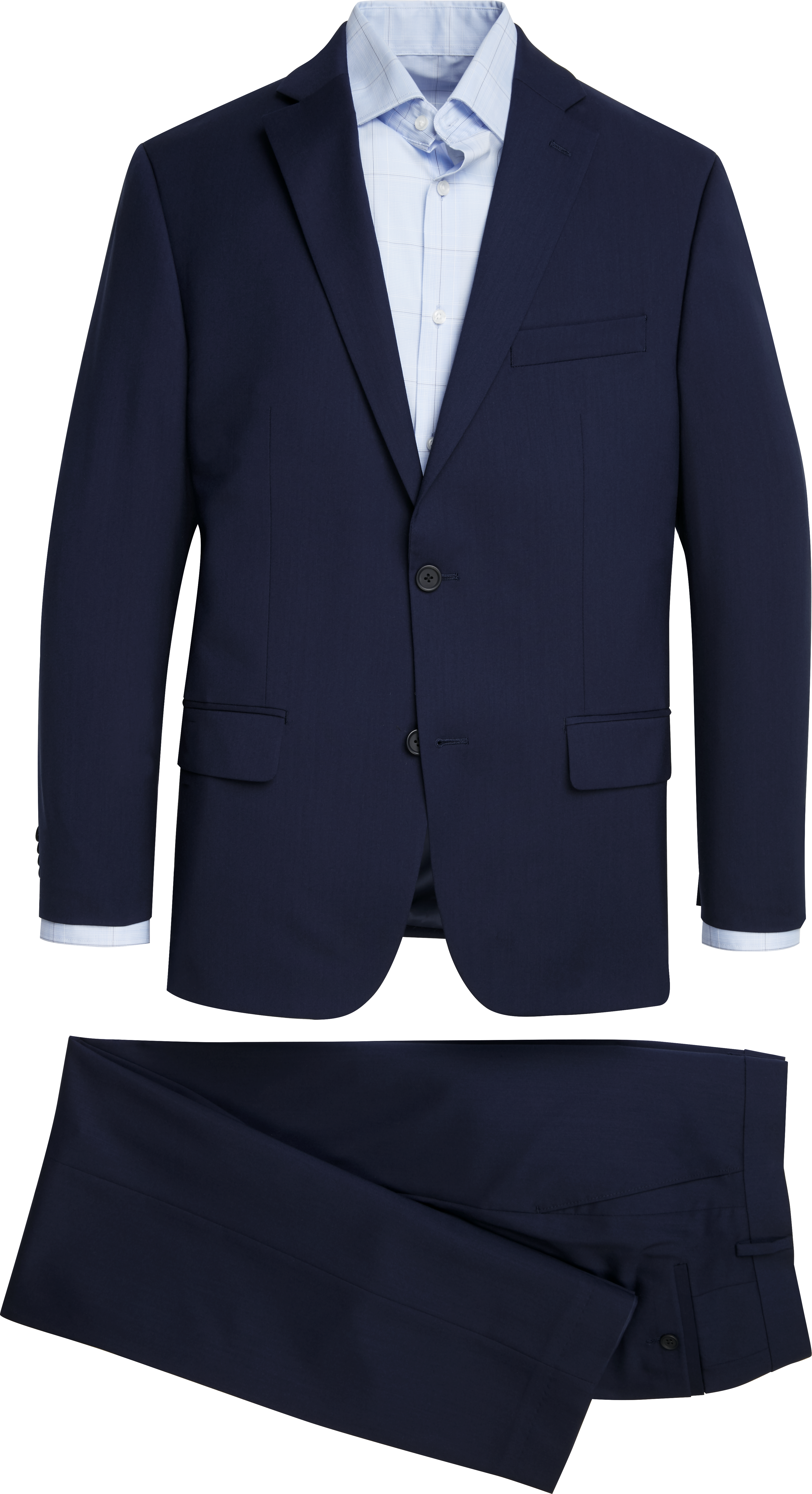 Michael Kors Postman Blue Modern Fit Suit - Men's Suits | Men's Wearhouse