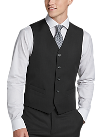 Pronto Uomo Suit Separates Vest, Charcoal Gray