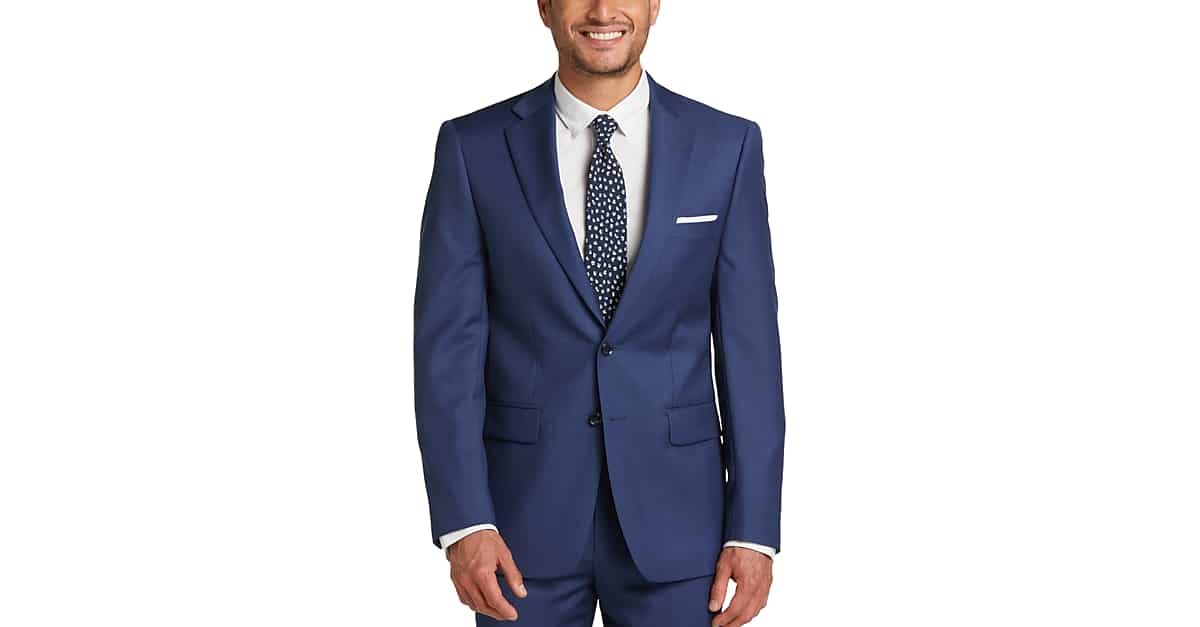 Calvin Klein X-Fit Slim Fit Suit Separates, Blue - Men's Suits | Men's  Wearhouse