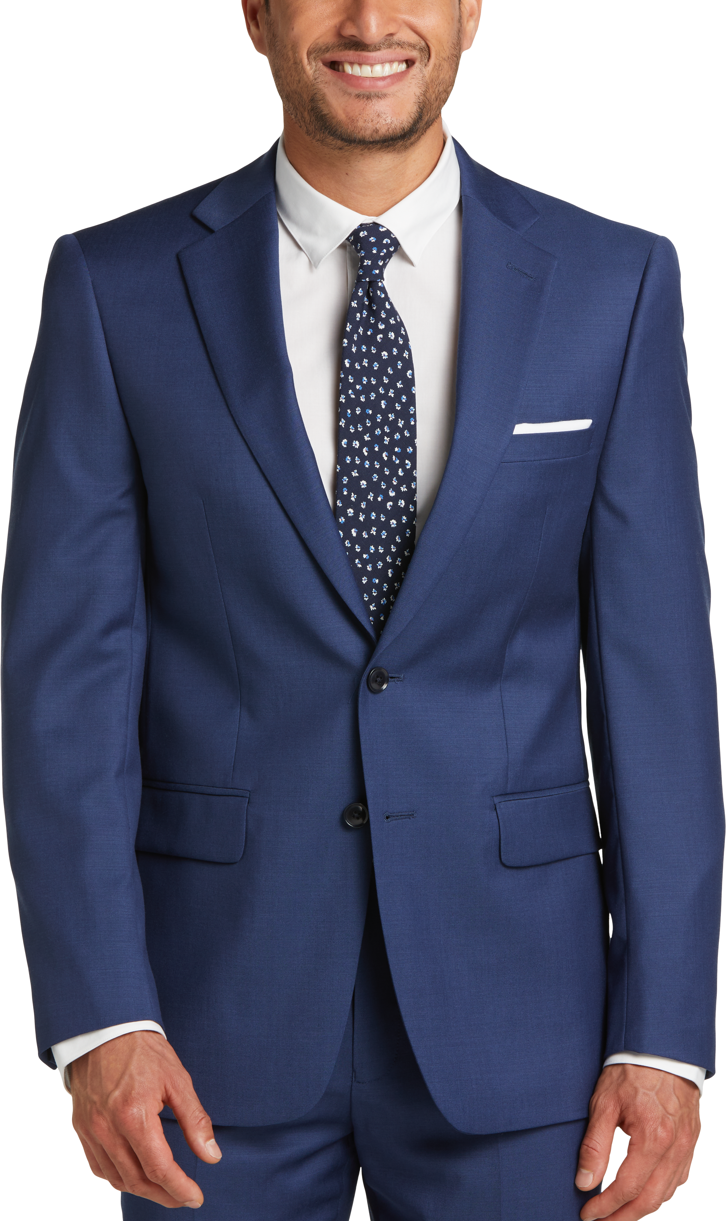 Calvin Klein X-Fit Slim Fit Suit Separates, Blue - Men's Suits | Men's  Wearhouse