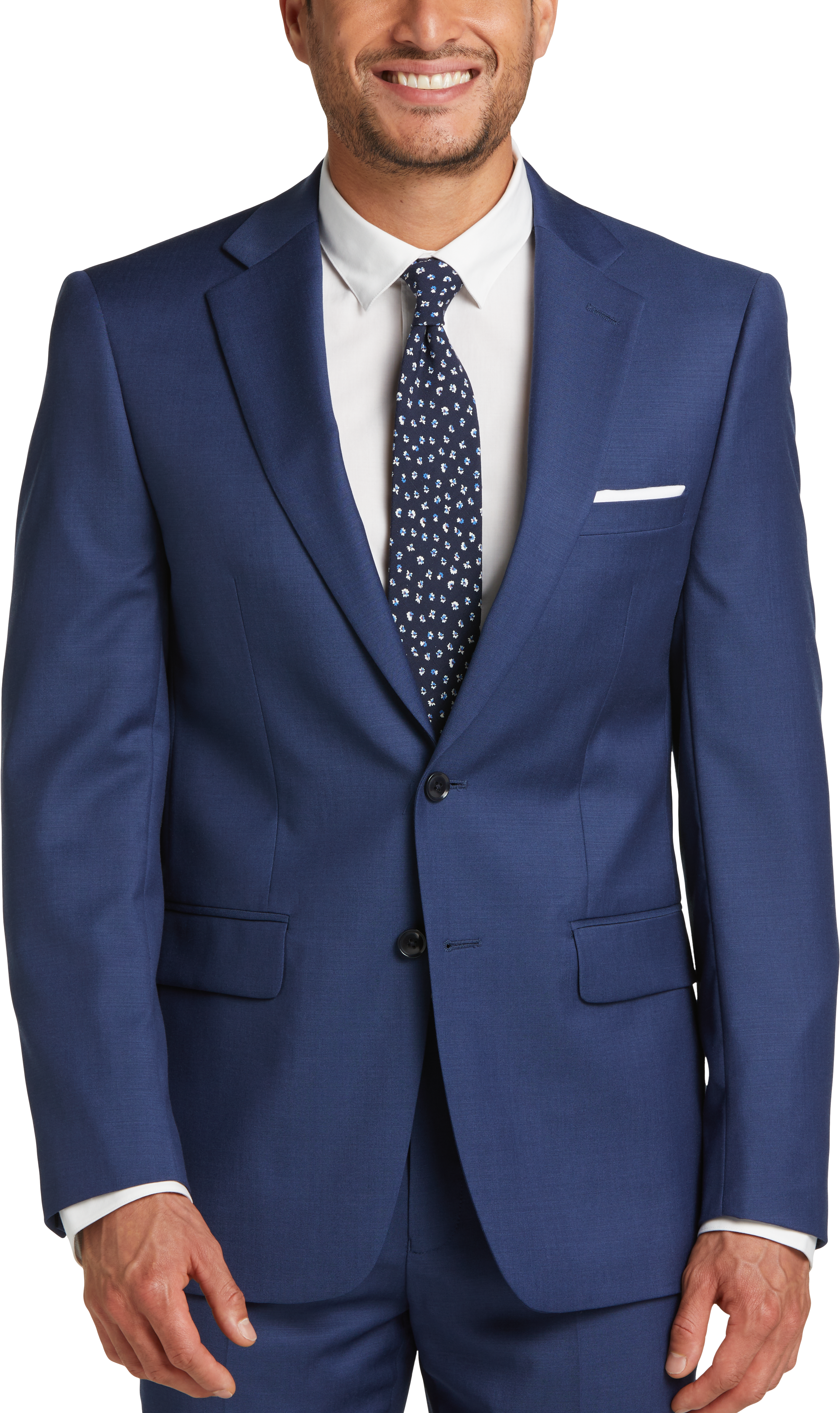 Calvin klein blue slim fit tuxedo sale