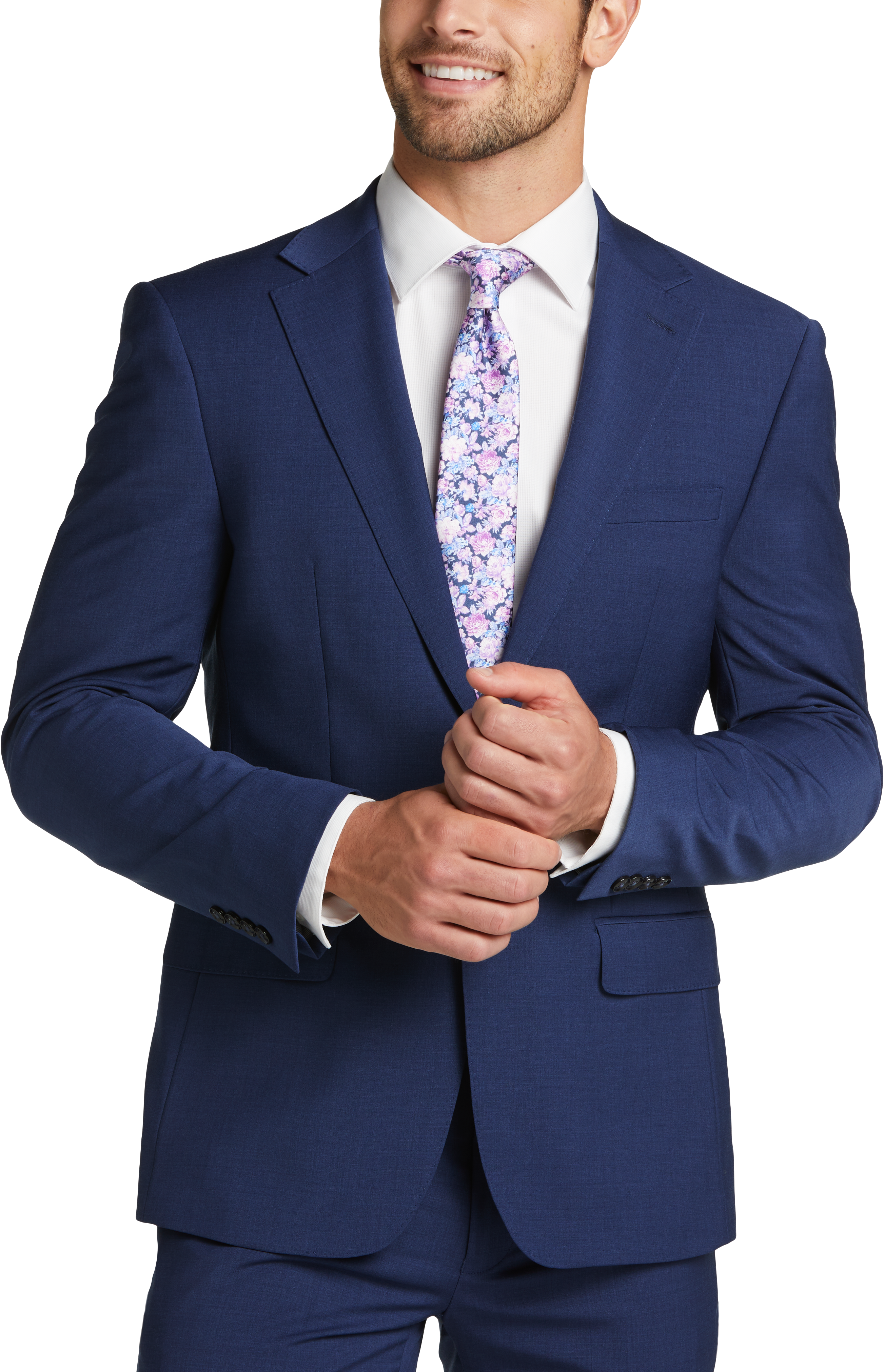Calvin Skinny Fit Suit Separates Coat, Blue - Men's Suits | Men's Wearhouse