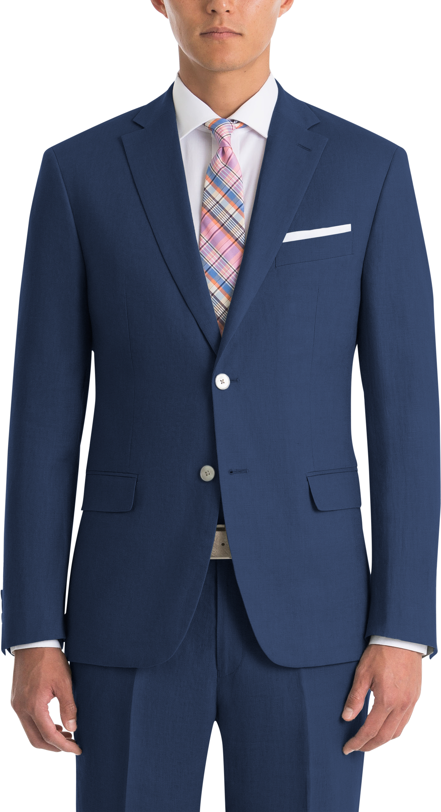 Lauren by Ralph Lauren Navy Classic Fit Linen Suit Separates