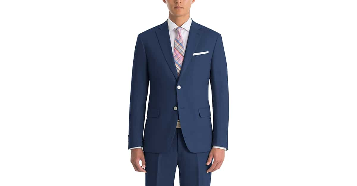 Lauren By Ralph Lauren Classic Fit Linen Suit Separates Coat, Navy - Men's  Suits | Men's Wearhouse