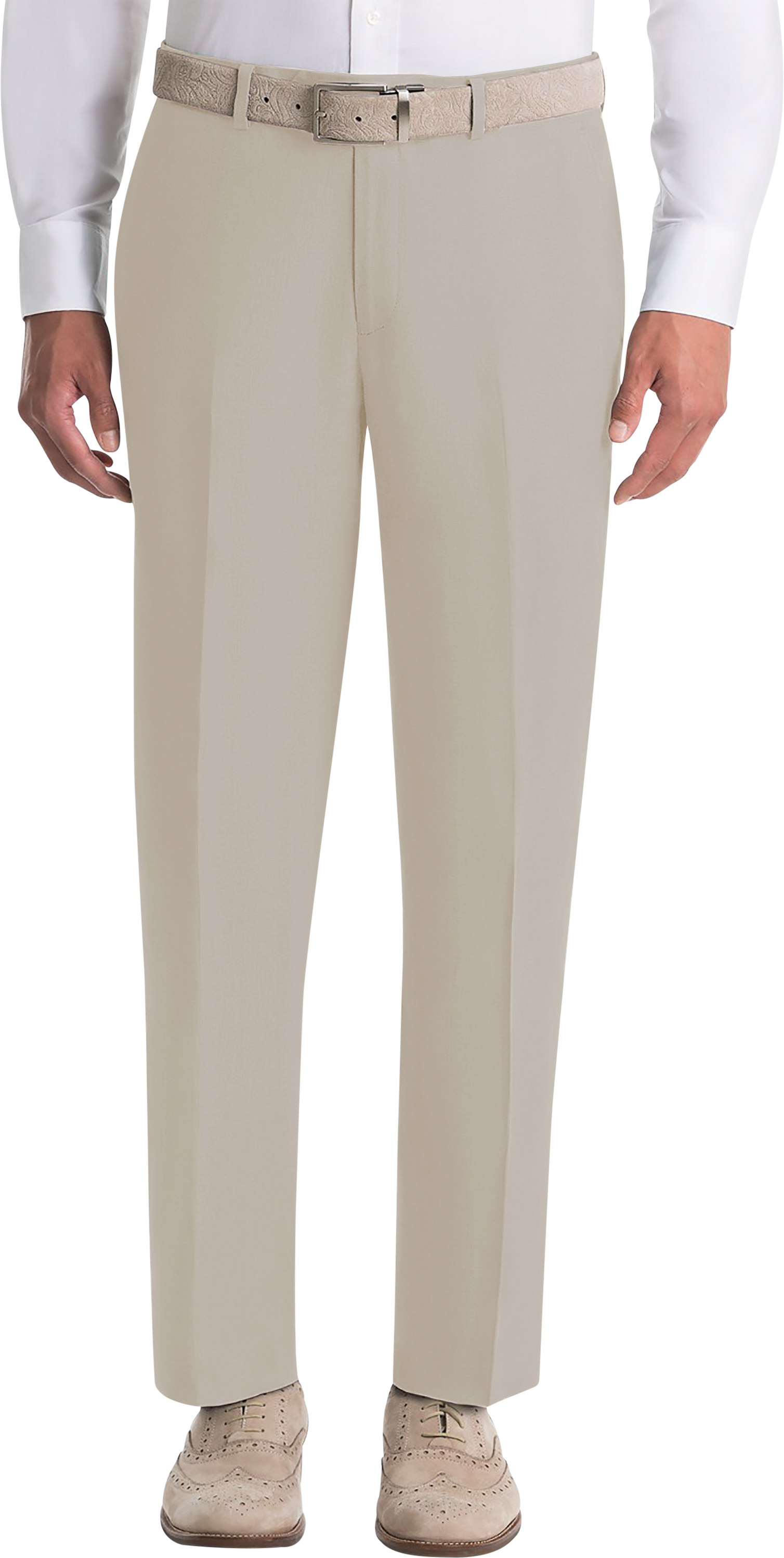 Lauren By Ralph Lauren Classic Fit Linen Suit Separates Pants, Tan