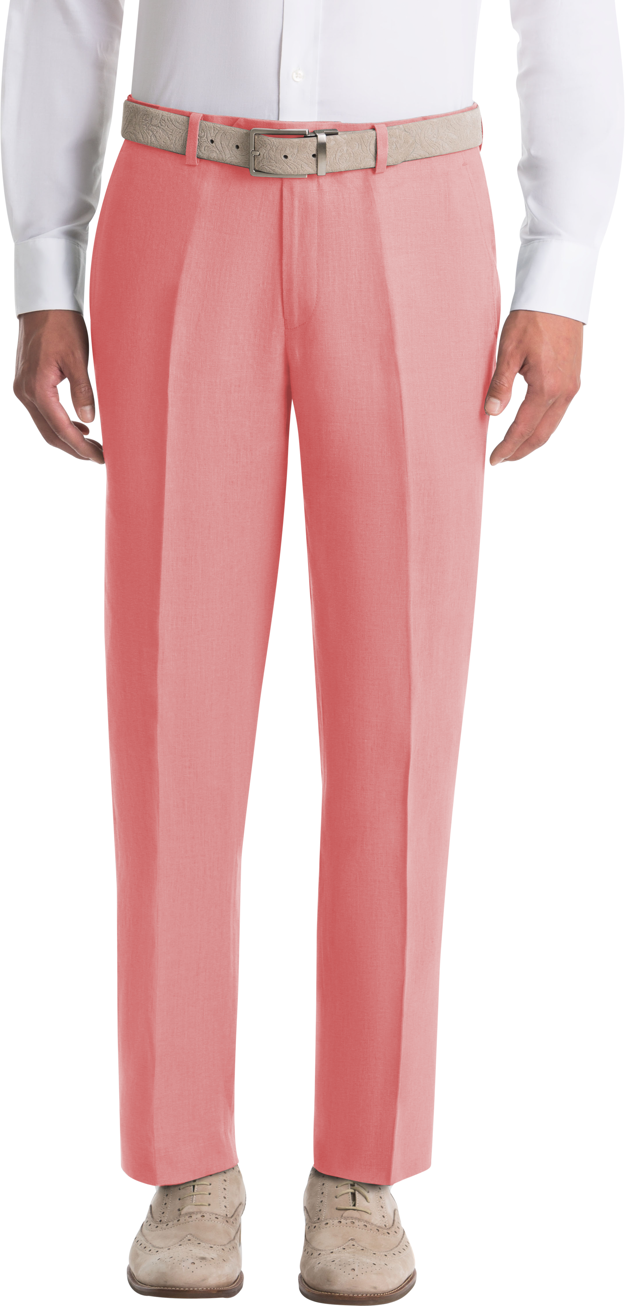 Lauren By Ralph Lauren Classic Fit Linen Suit Separates Pants, Red - Men's  Suits | Men's Wearhouse