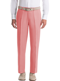 Lauren By Ralph Lauren Classic Fit Linen Suit Separates Pants, Red
