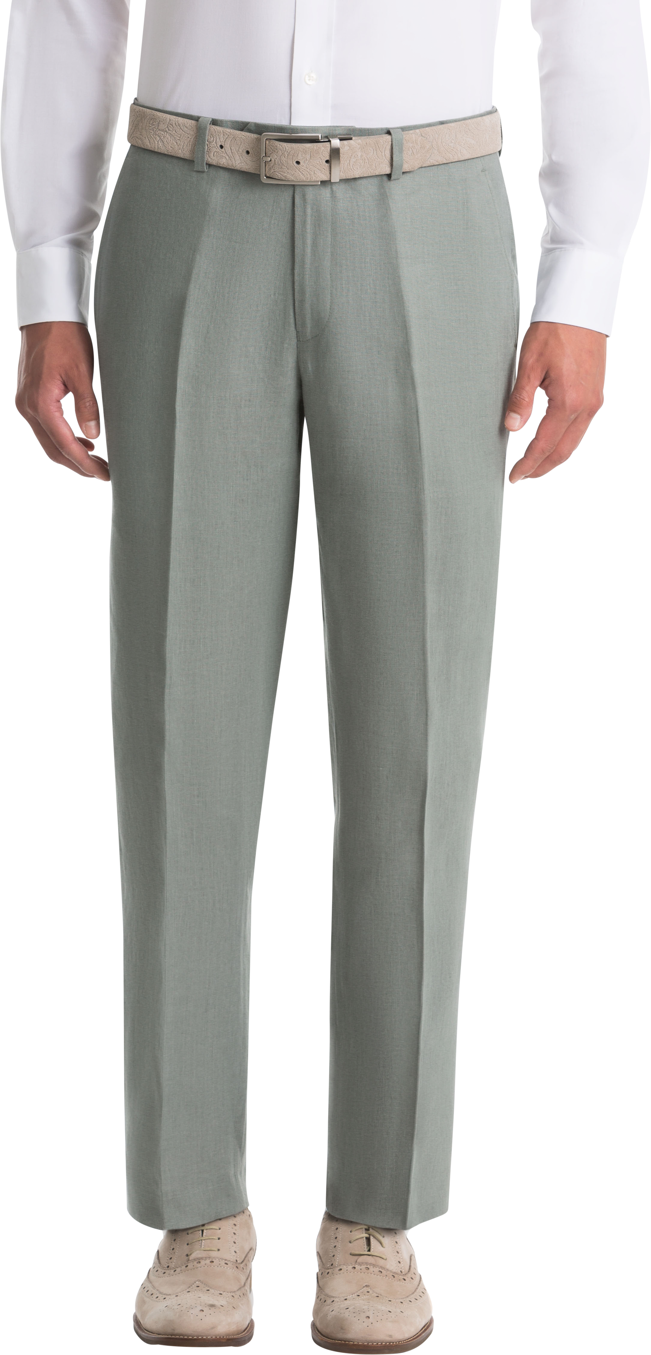 Lauren By Ralph Lauren Classic Fit Linen Suit Separates Pants, Sage