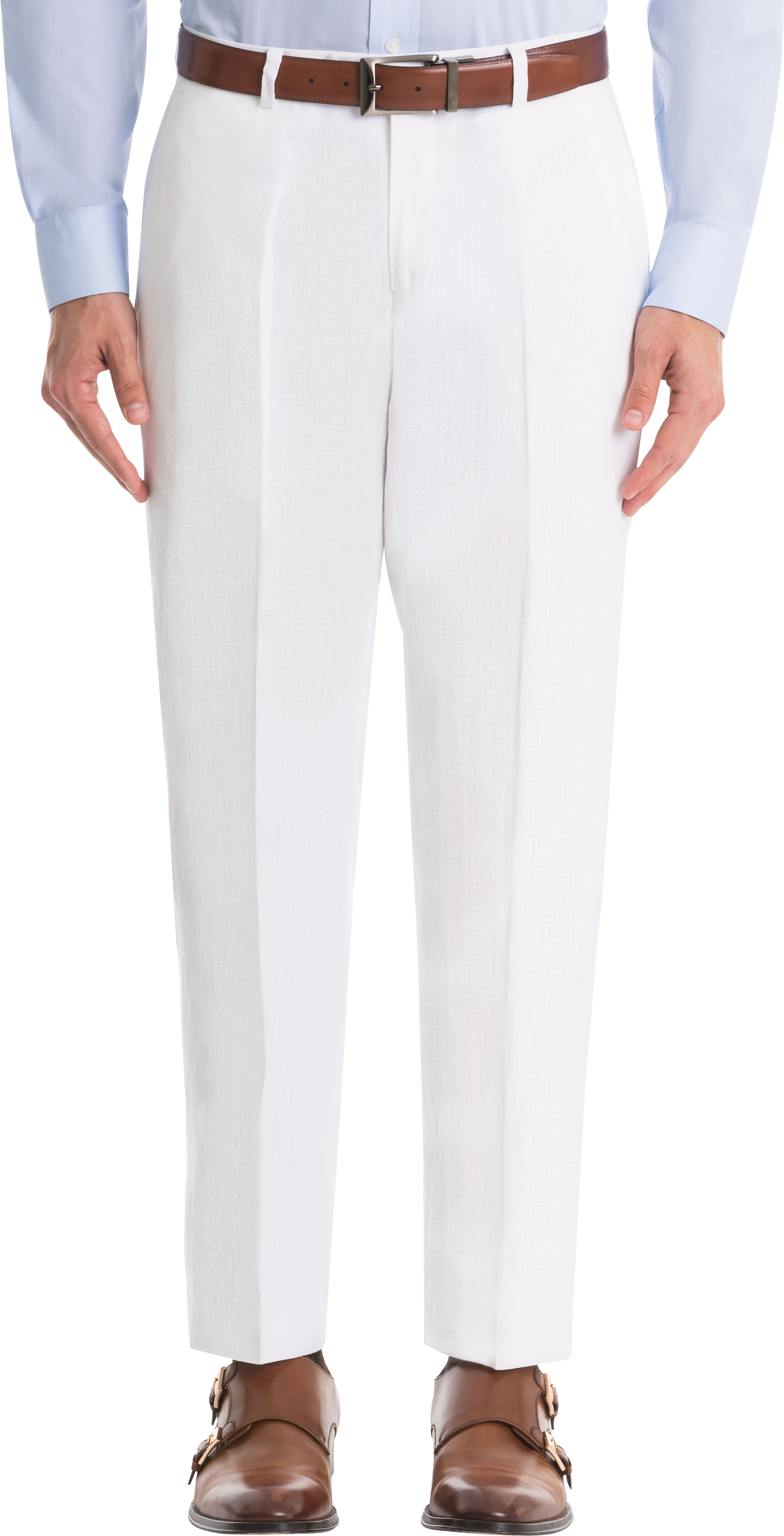 Lauren By Ralph Lauren Classic Fit Linen Suit Separates Pants, White - Men's  Suits | Men's Wearhouse