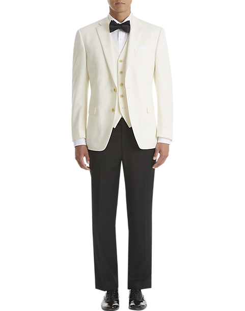 Lauren by Ralph Lauren Classic Fit Suit Separates Coat, Cream - Men's ...