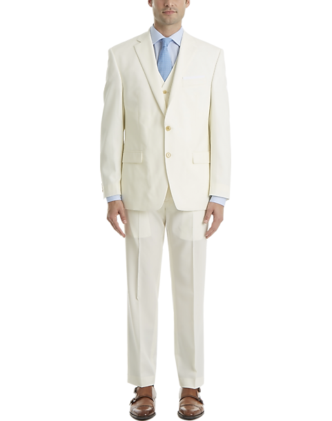 Chaps Mens Classic Fit Suit Business Suit Pants Set