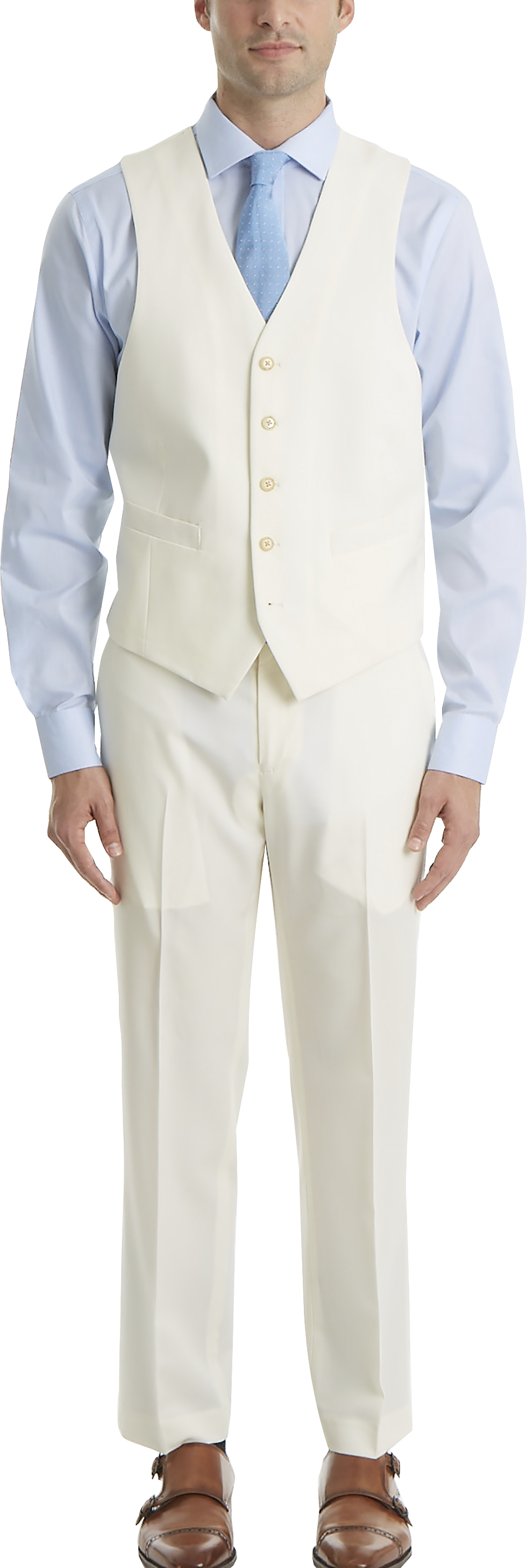 Lauren By Ralph Lauren Classic Fit Suit Separates Vest, Cream