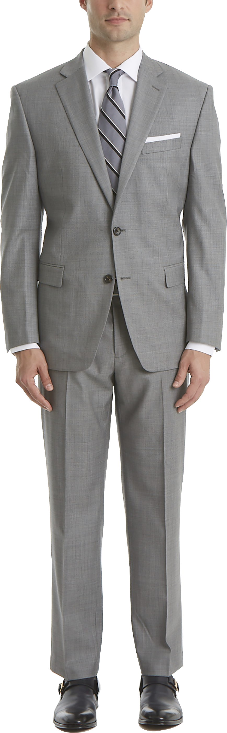 Lauren By Ralph Lauren Classic Fit Suit Separates Coat, Light Gray  Sharkskin - Men's Suits | Men's