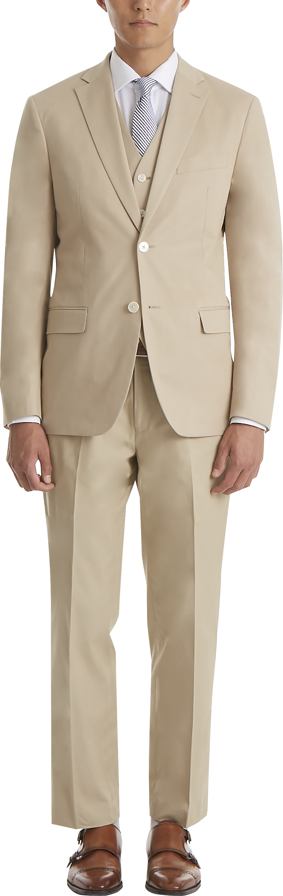 Lauren By Ralph Lauren Classic Fit Cotton Blend Suit Separates Coat, Tan -  Men's Suits | Men's